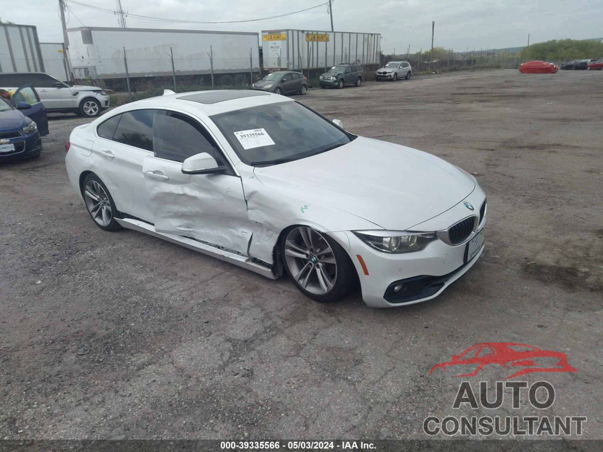 BMW 430I GRAN COUPE 2019 - WBA4J3C59KBL07968