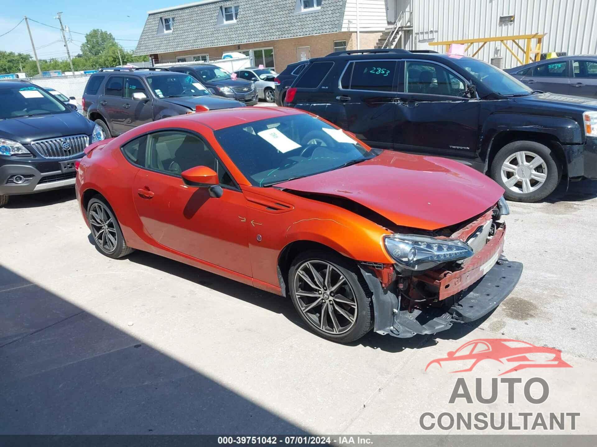 TOYOTA 86 2017 - JF1ZNAA16H8703952