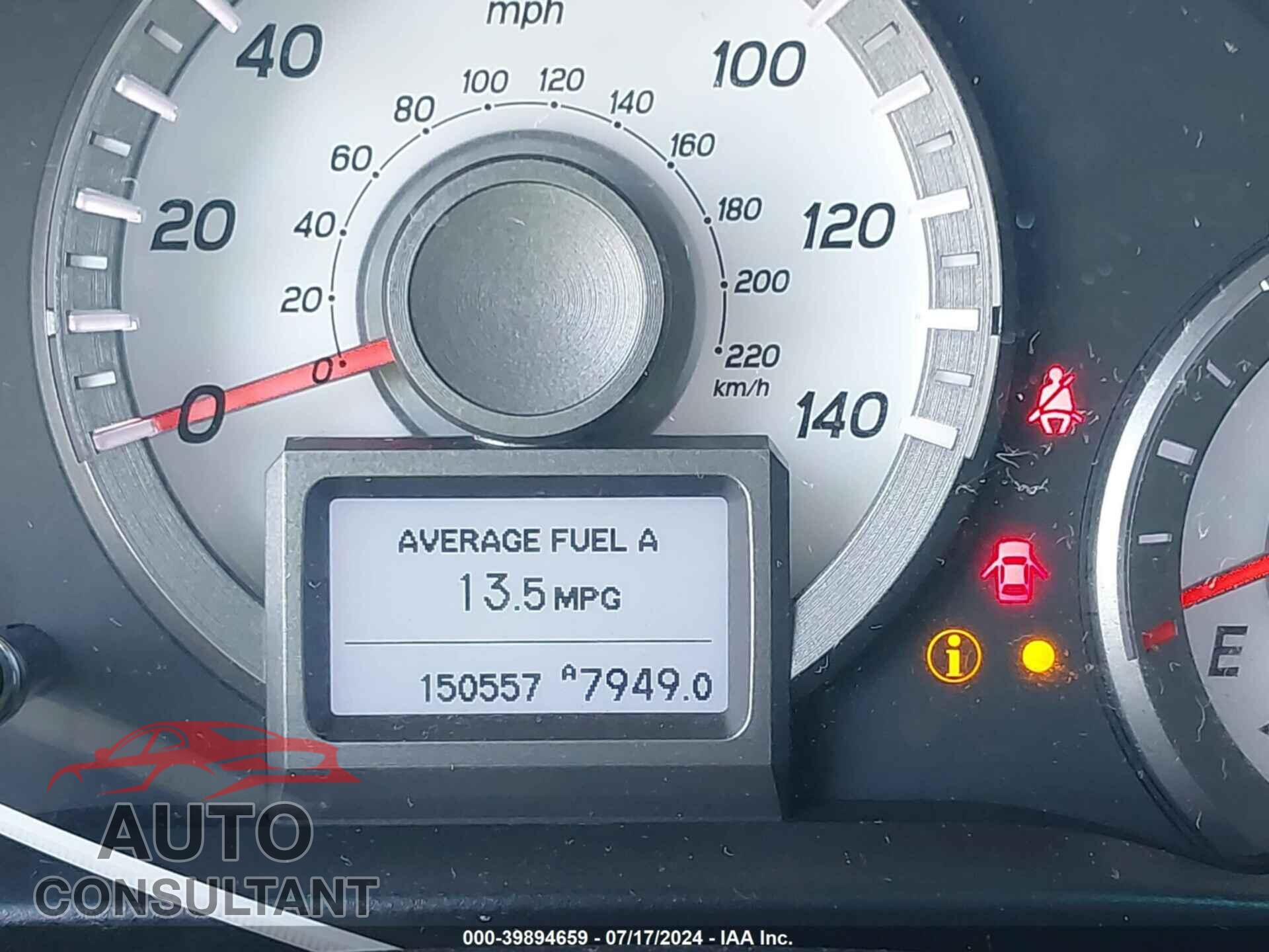 HONDA PILOT 2015 - 5FNYF3H98FB013546