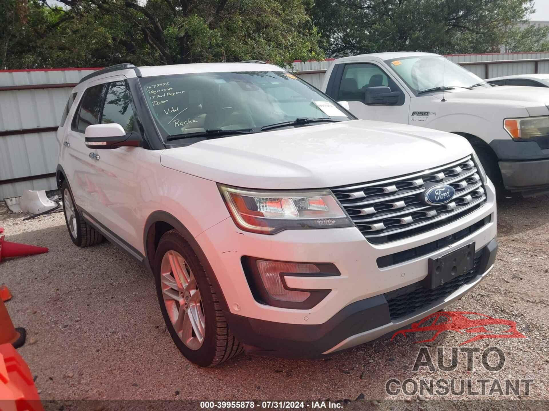 FORD EXPLORER 2017 - 1FM5K7F80HGD02392