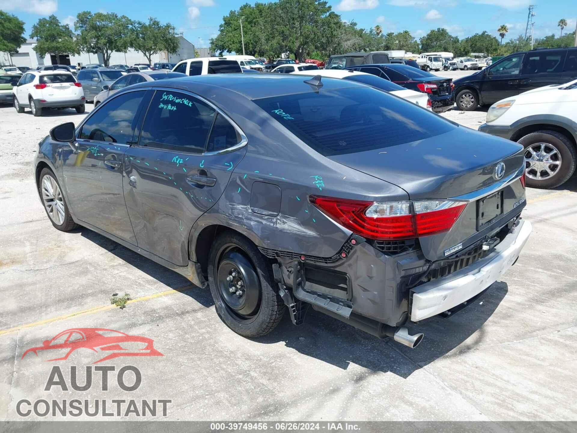 LEXUS ES 350 2013 - JTHBK1GG3D2060875