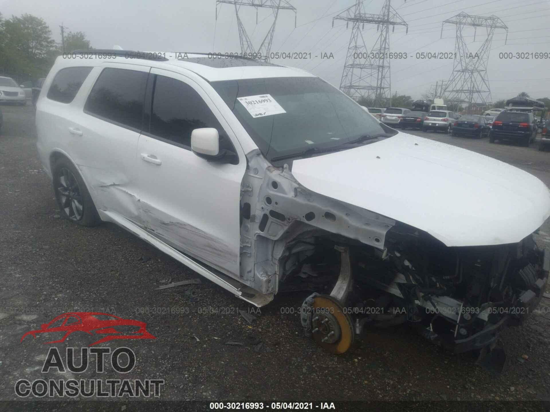 DODGE DURANGO 2017 - 1C4RDJDGXHC848325