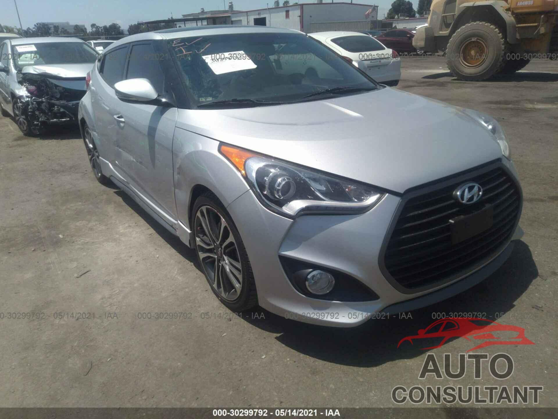 HYUNDAI VELOSTER 2016 - KMHTC6AE3GU249554