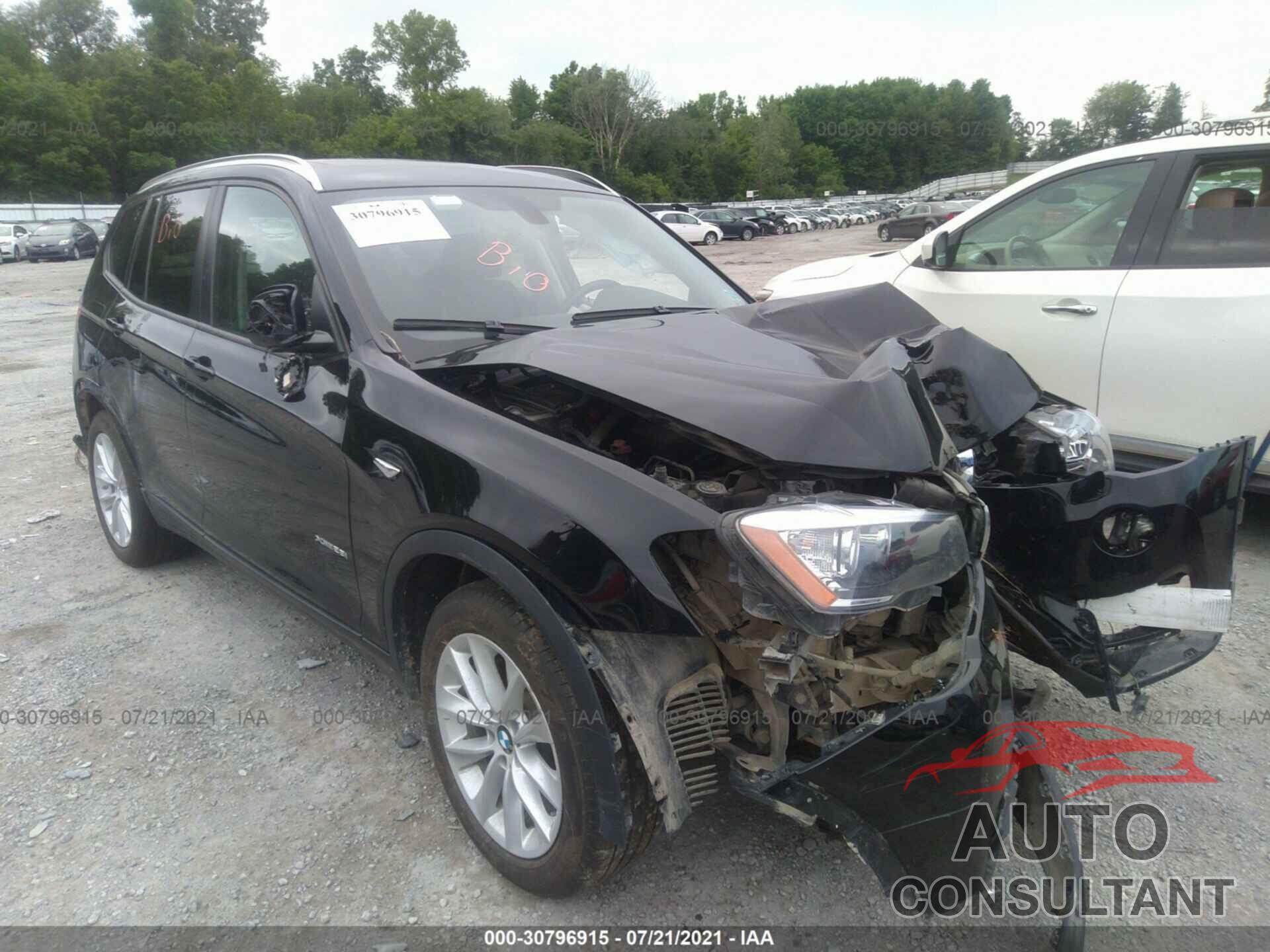 BMW X3 2016 - 5UXWX9C50G0D87050