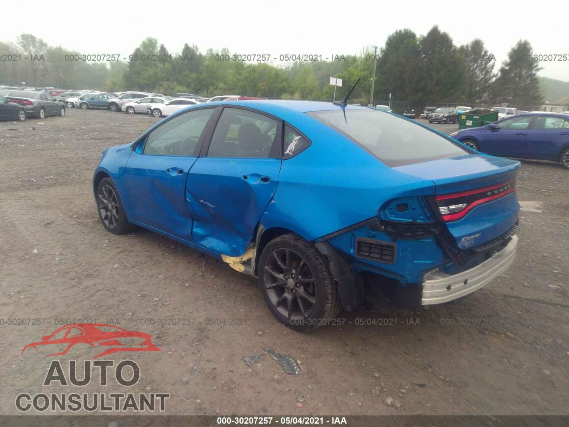 DODGE DART 2016 - 1C3CDFAA5GD749993
