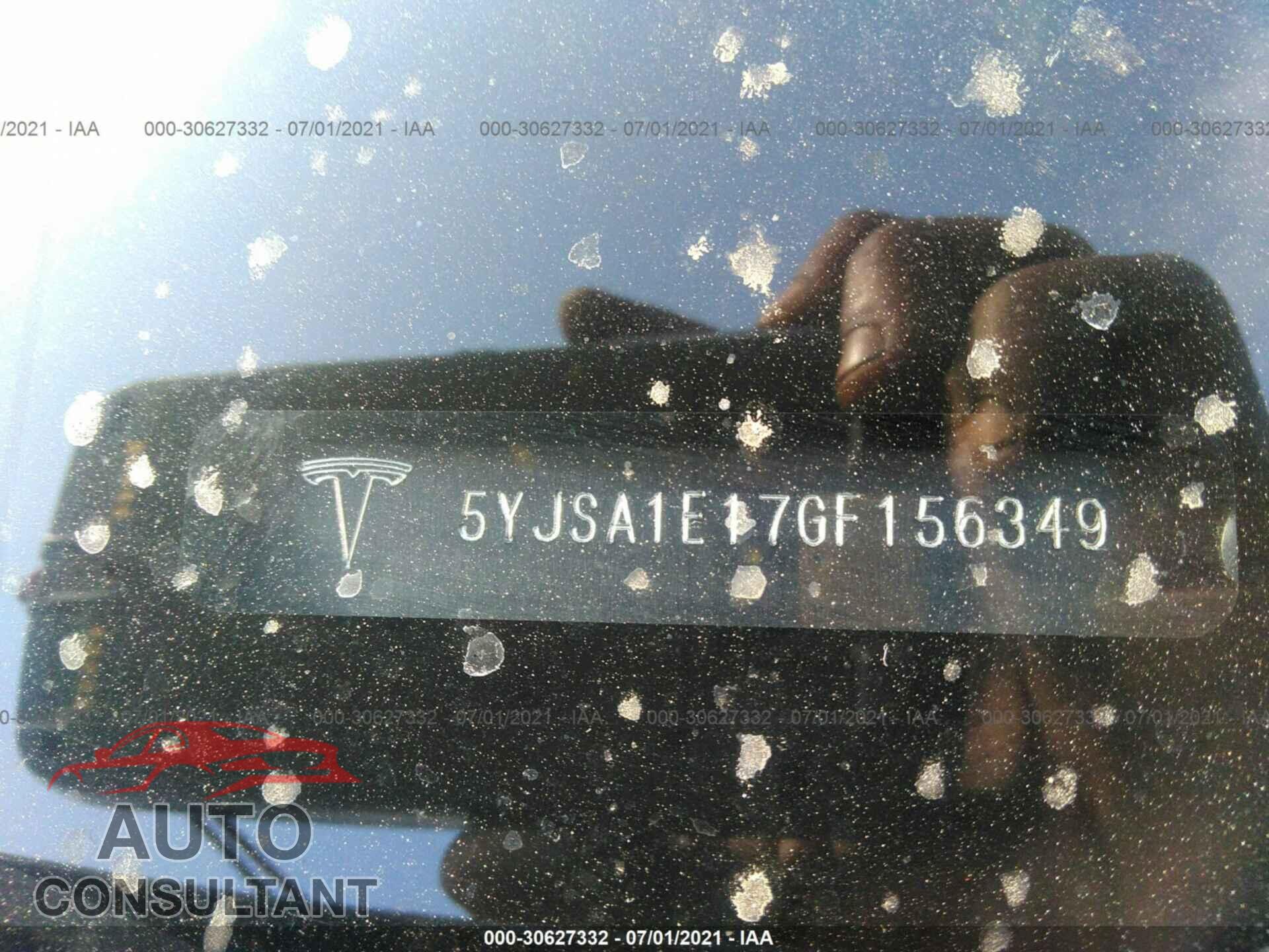 TESLA MODEL S 2016 - 5YJSA1E17GF156349