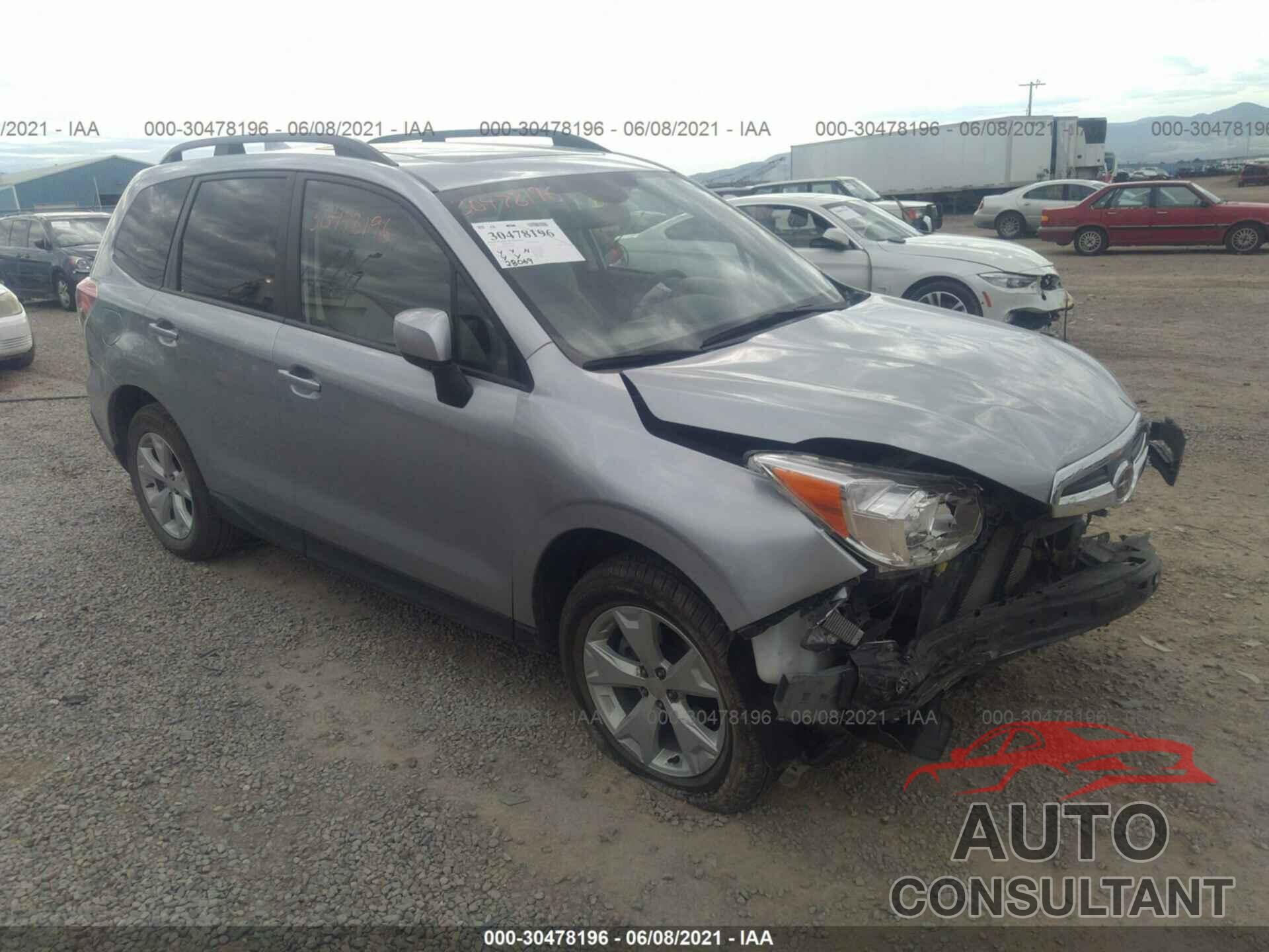 SUBARU FORESTER 2016 - JF2SJAFCXGH441838