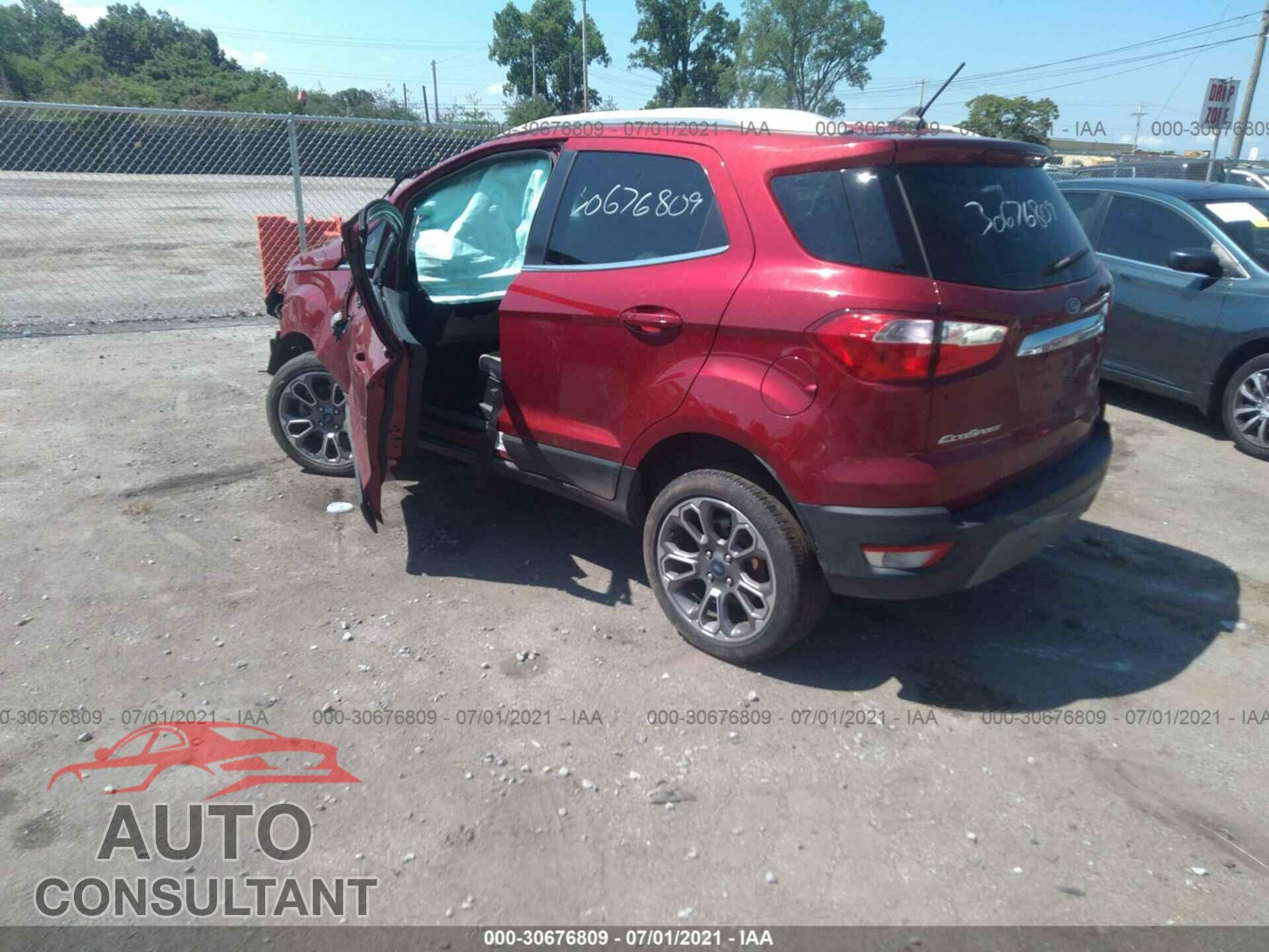 FORD ECOSPORT 2019 - MAJ6S3KL4KC271129