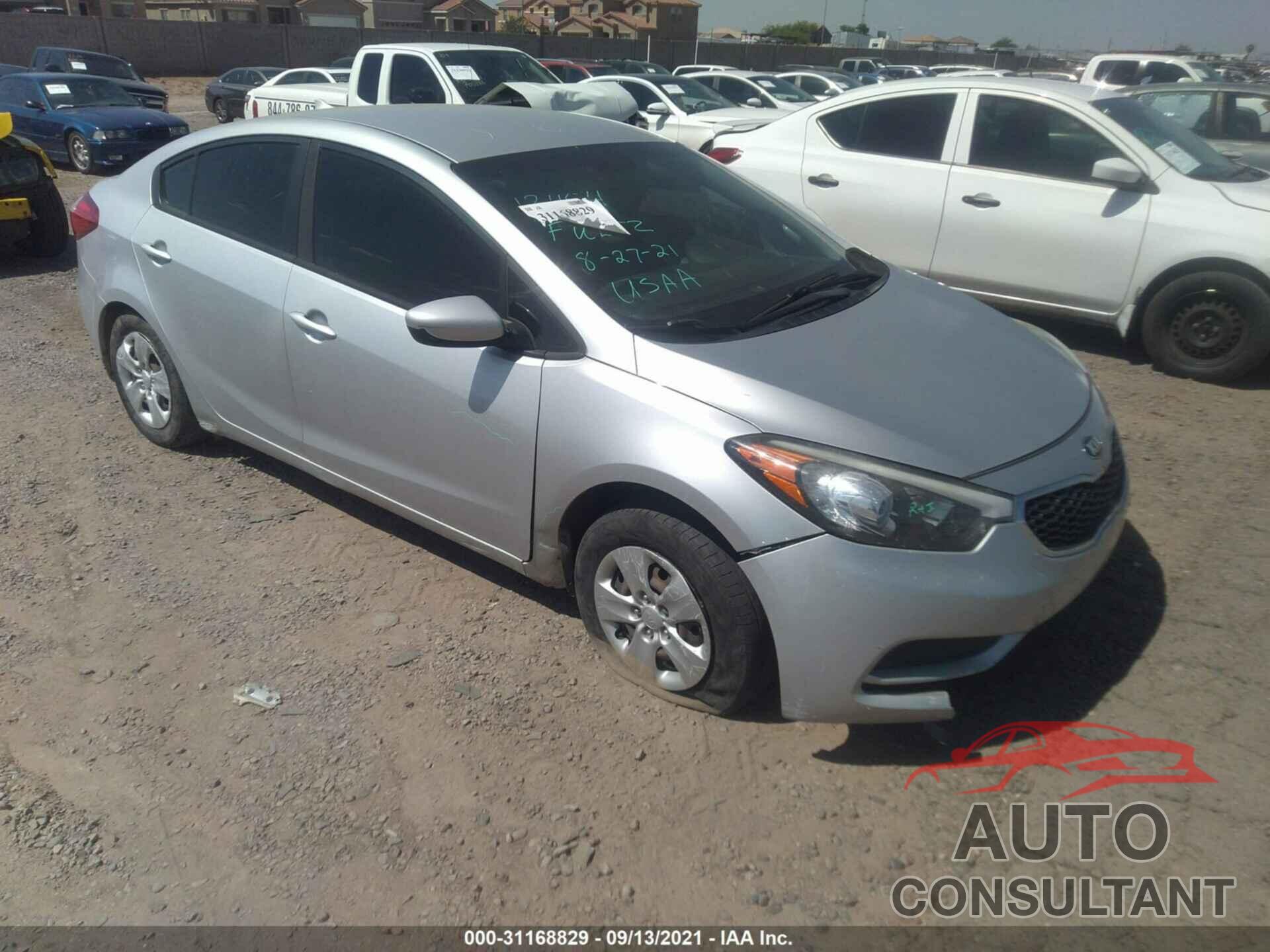 KIA FORTE 2016 - KNAFK4A6XG5515659