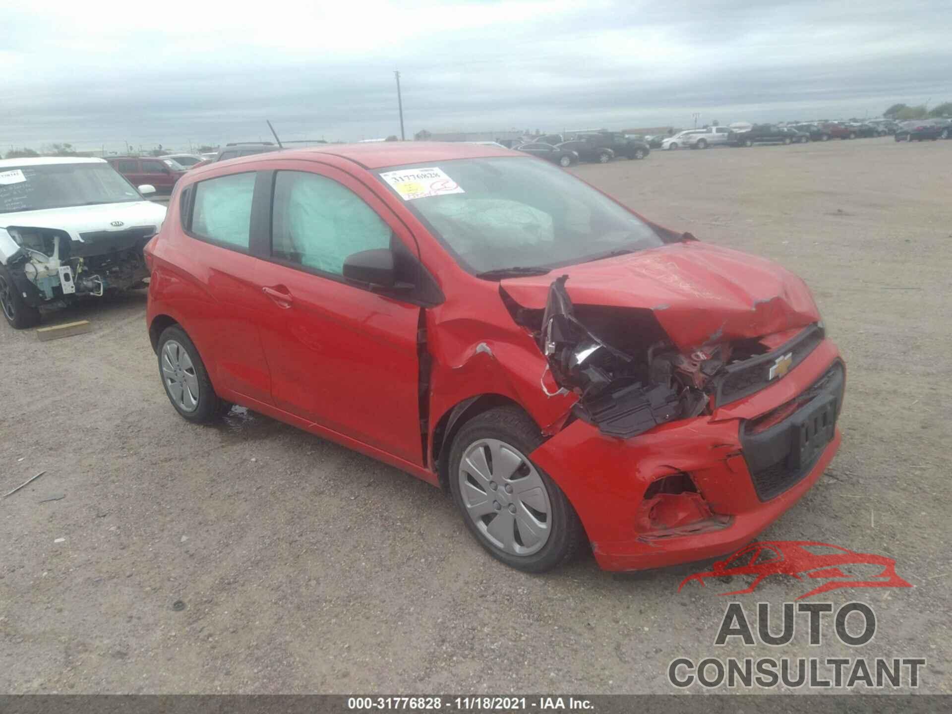 CHEVROLET SPARK 2016 - KL8CB6SA1GC639148