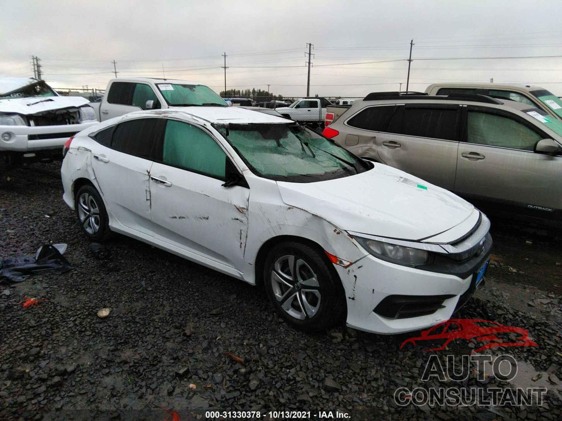 HONDA CIVIC SEDAN 2016 - 2HGFC2F50GH538088