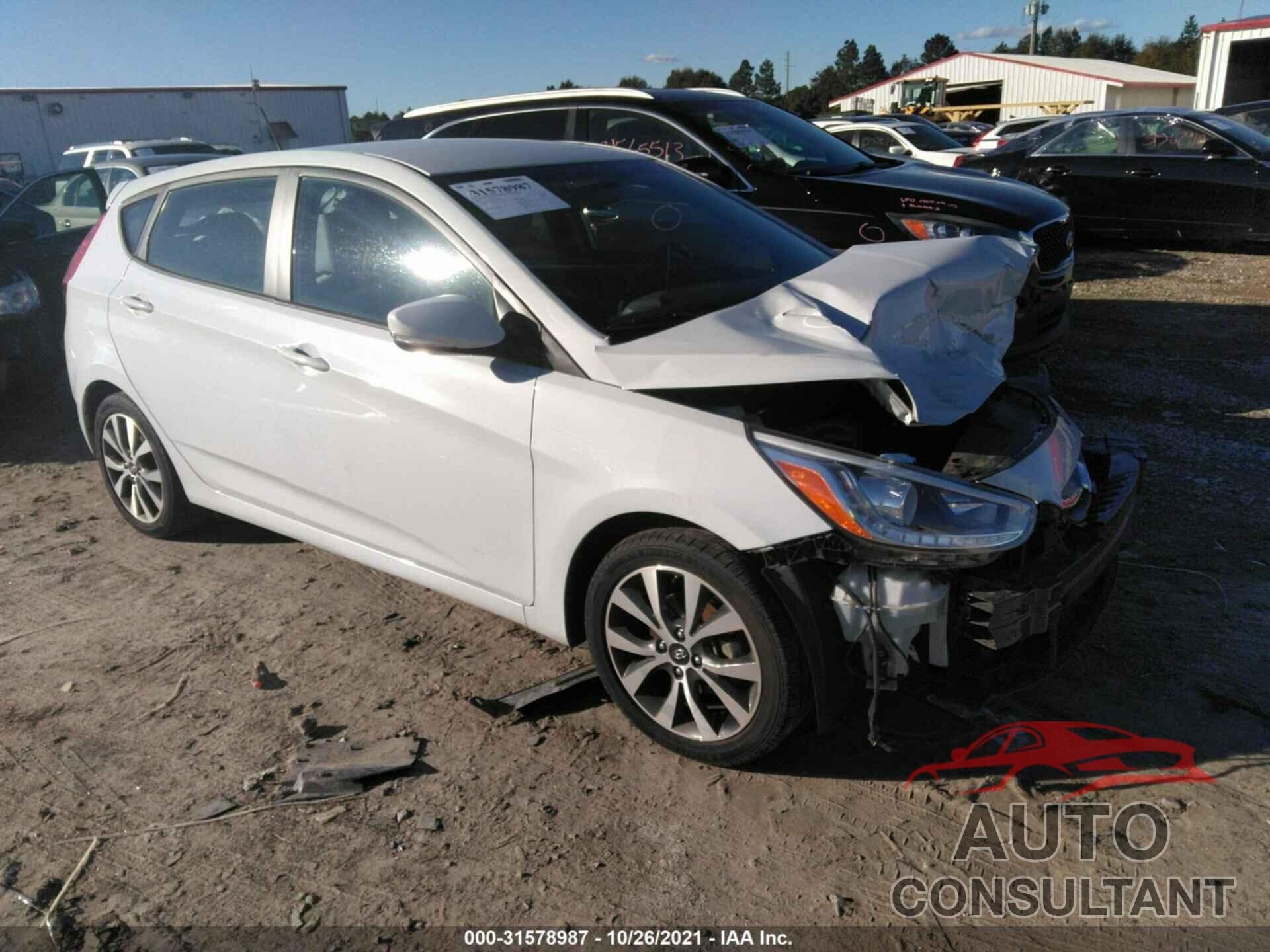 HYUNDAI ACCENT 2017 - KMHCU5AE4HU356962
