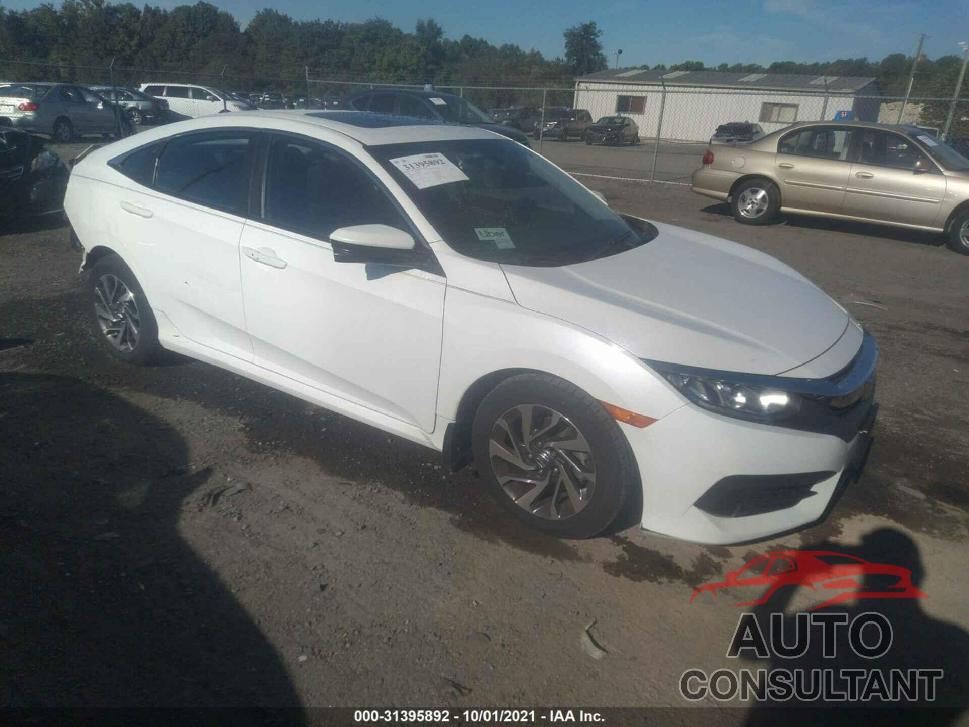 HONDA CIVIC SEDAN 2016 - 19XFC2F73GE032797