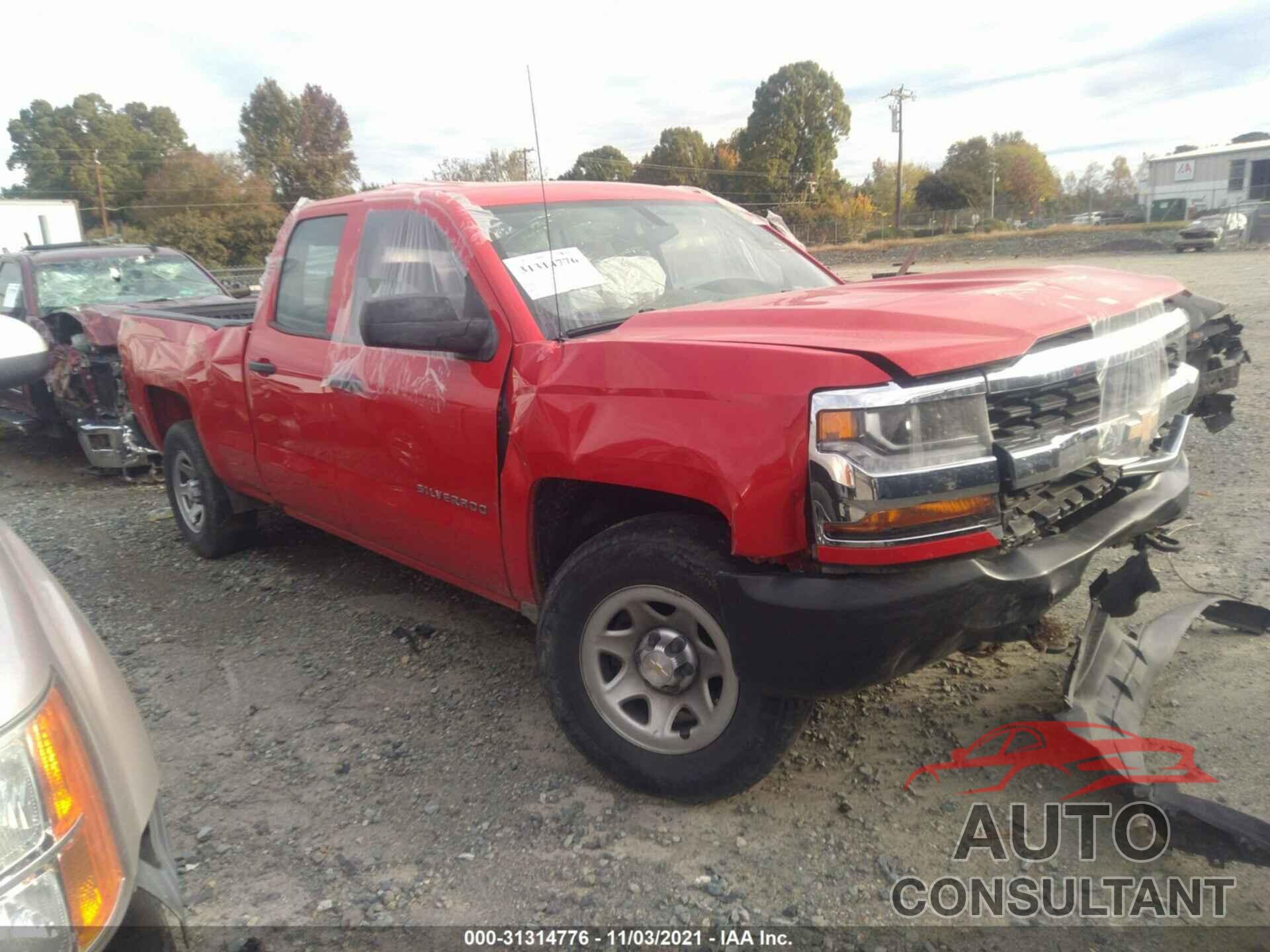 CHEVROLET SILVERADO 1500 2017 - 1GCVKNEH6HZ403077
