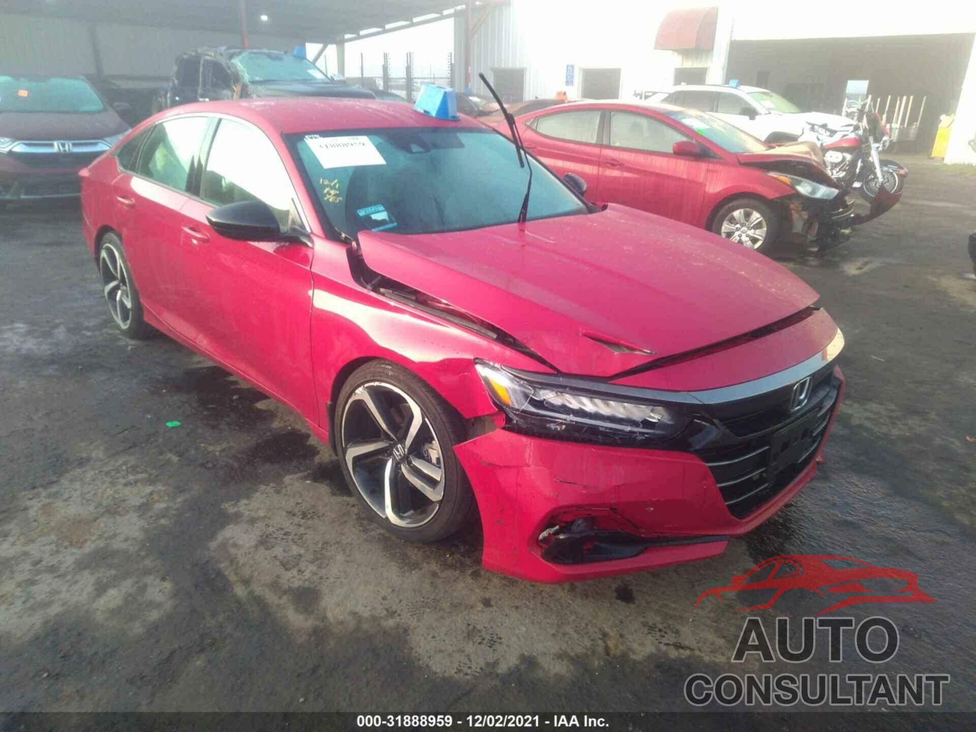 HONDA ACCORD SEDAN 2021 - 1HGCV1F33MA090137