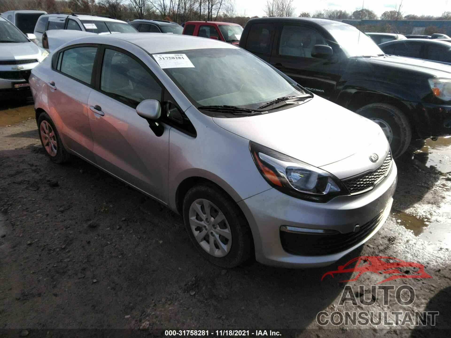 KIA RIO 2017 - KNADM4A31H6015926