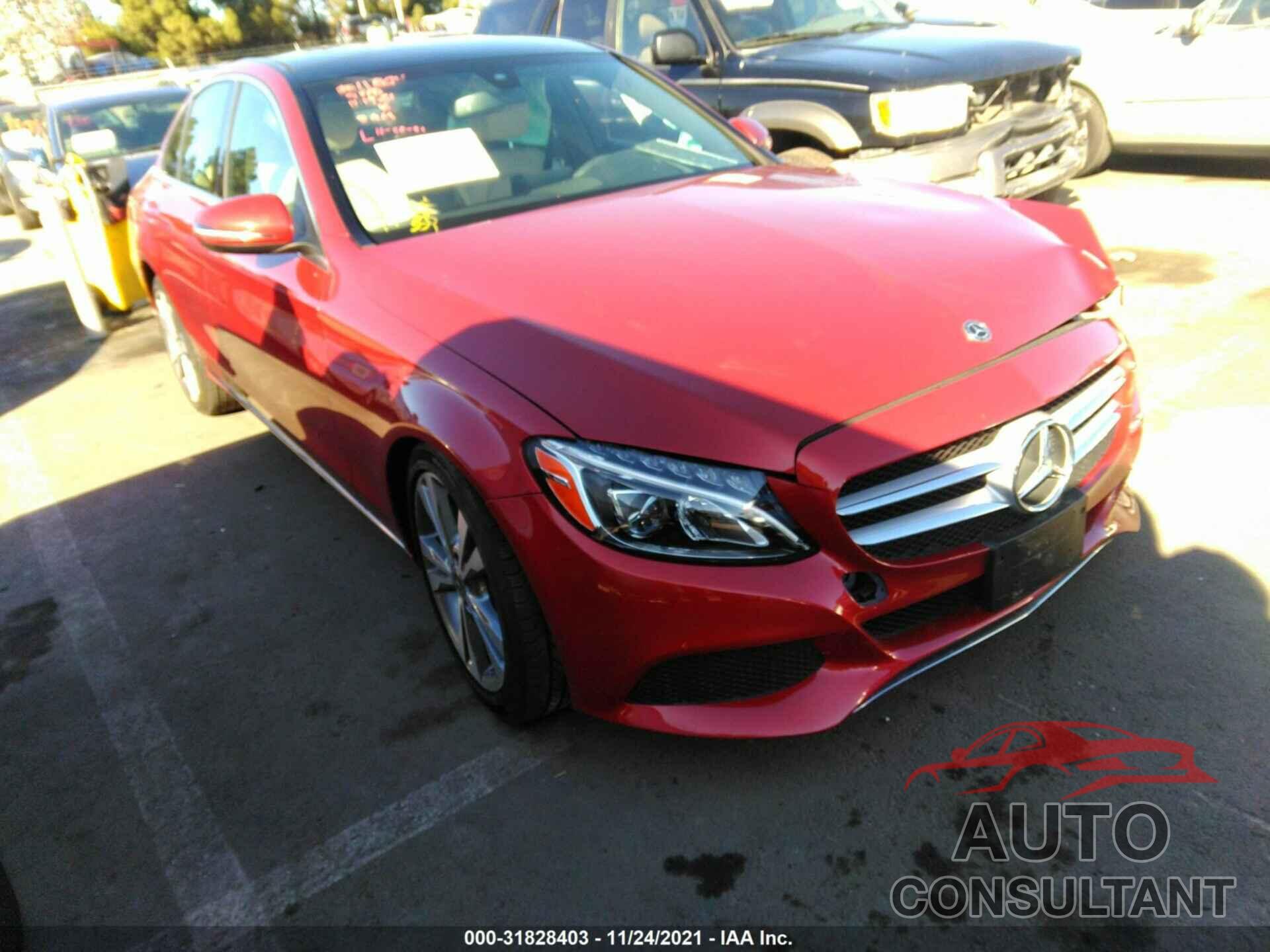 MERCEDES-BENZ C-CLASS 2018 - WDDWF4JB4JR420895