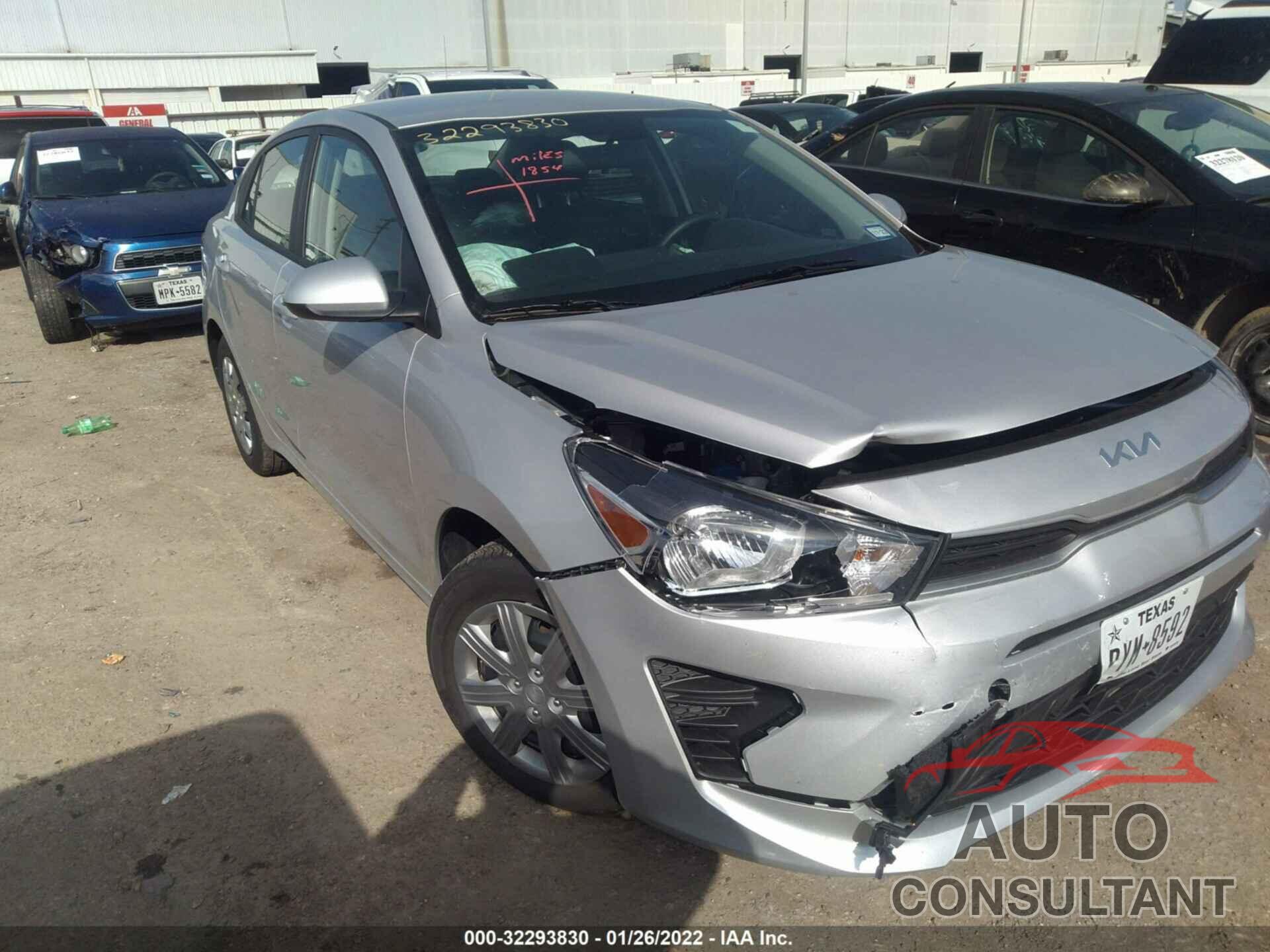 KIA RIO 2022 - 3KPA24AD2NE431154