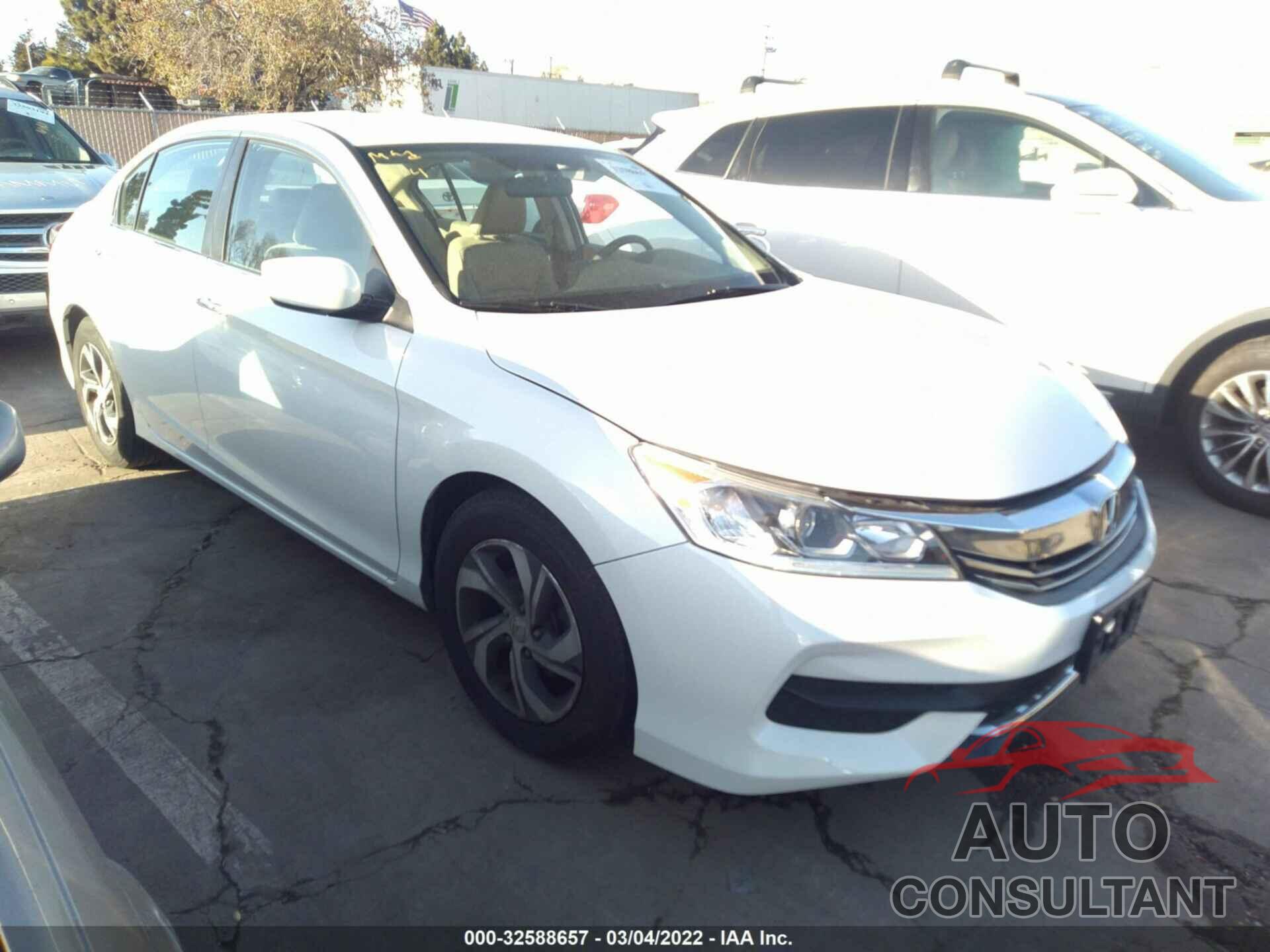 HONDA ACCORD SEDAN 2016 - 1HGCR2F39GA120692