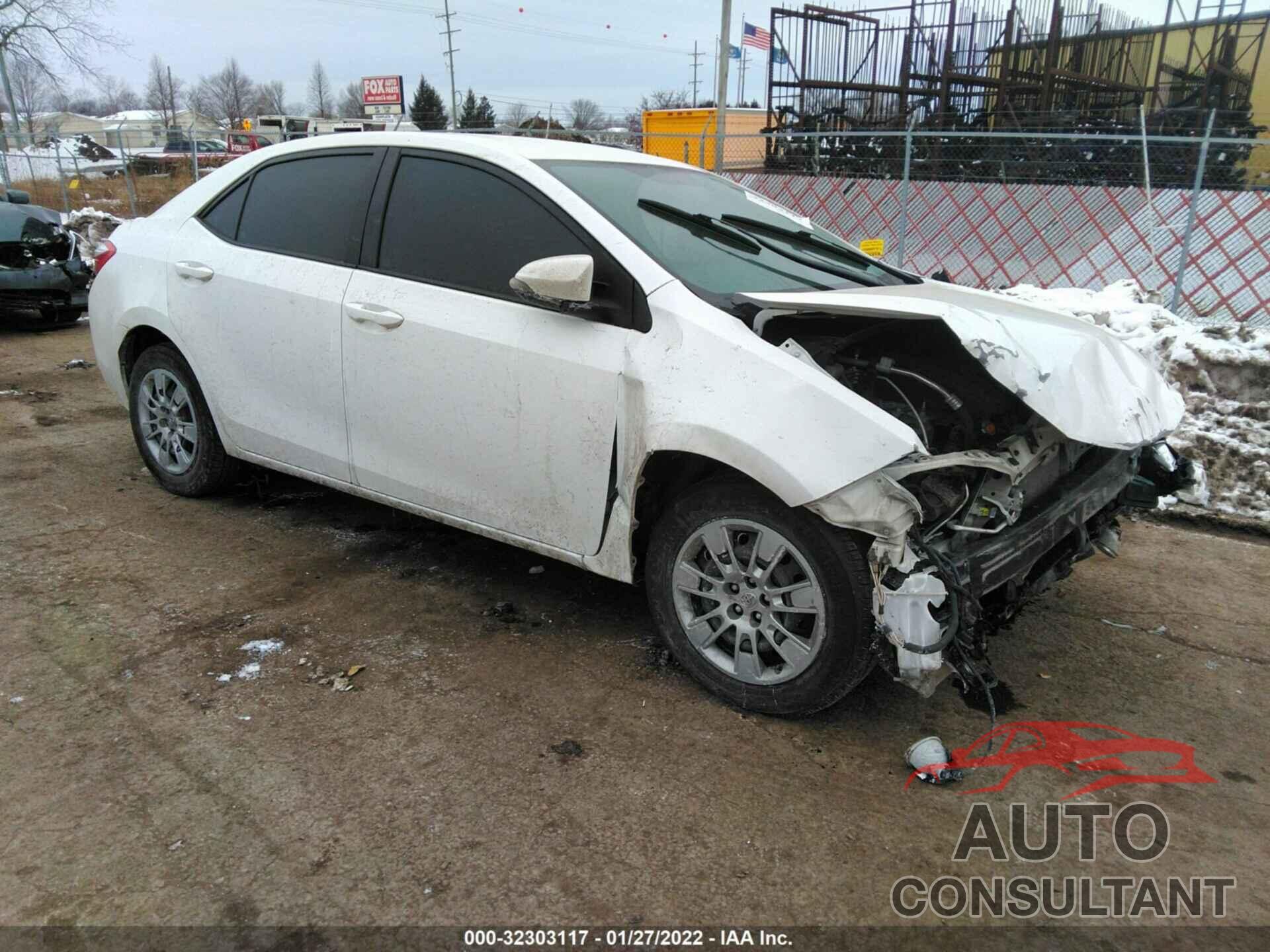 TOYOTA COROLLA 2016 - 5YFBURHE2GP417573