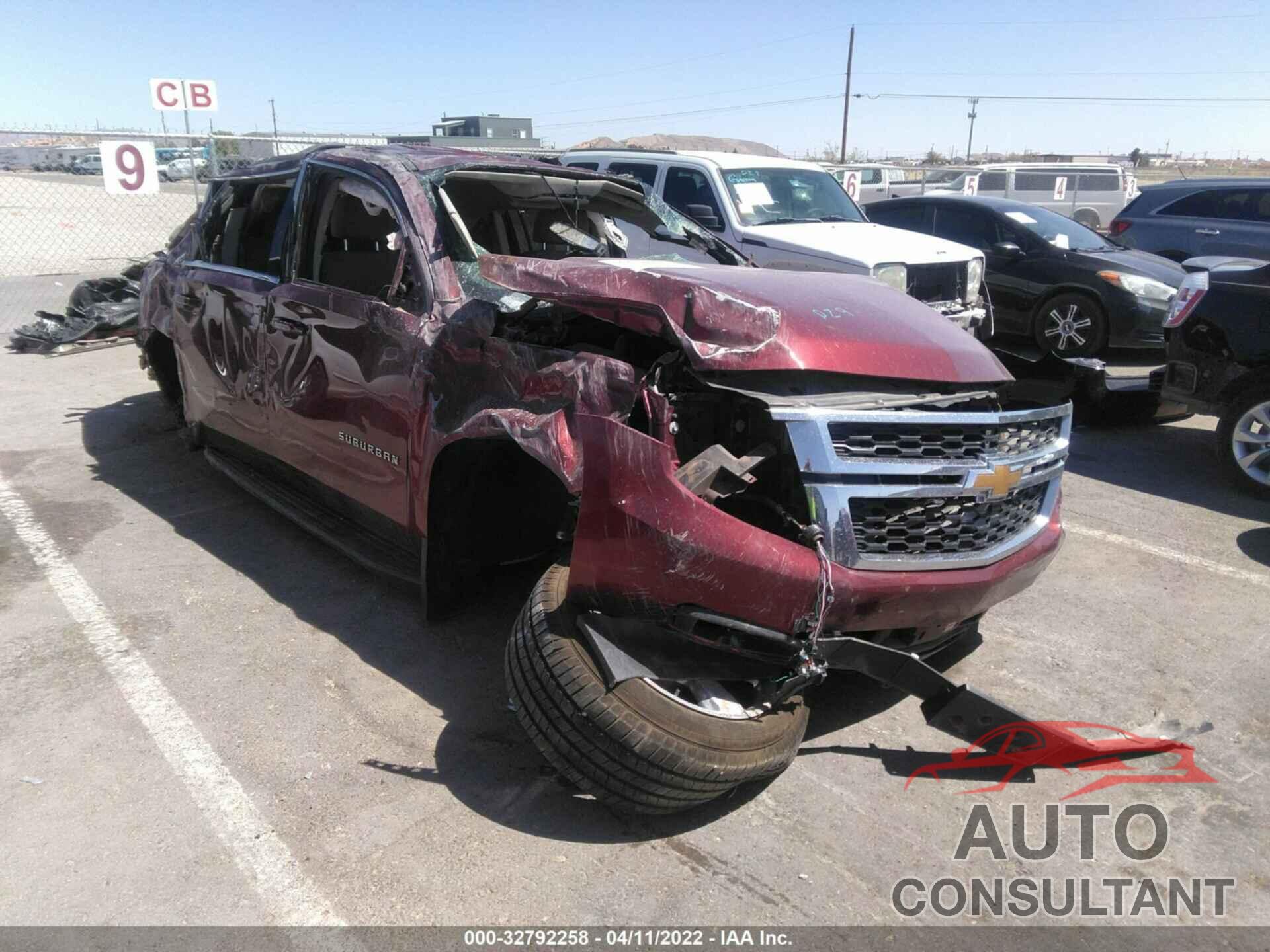 CHEVROLET SUBURBAN 2016 - 1GNSKGKC6GR264128