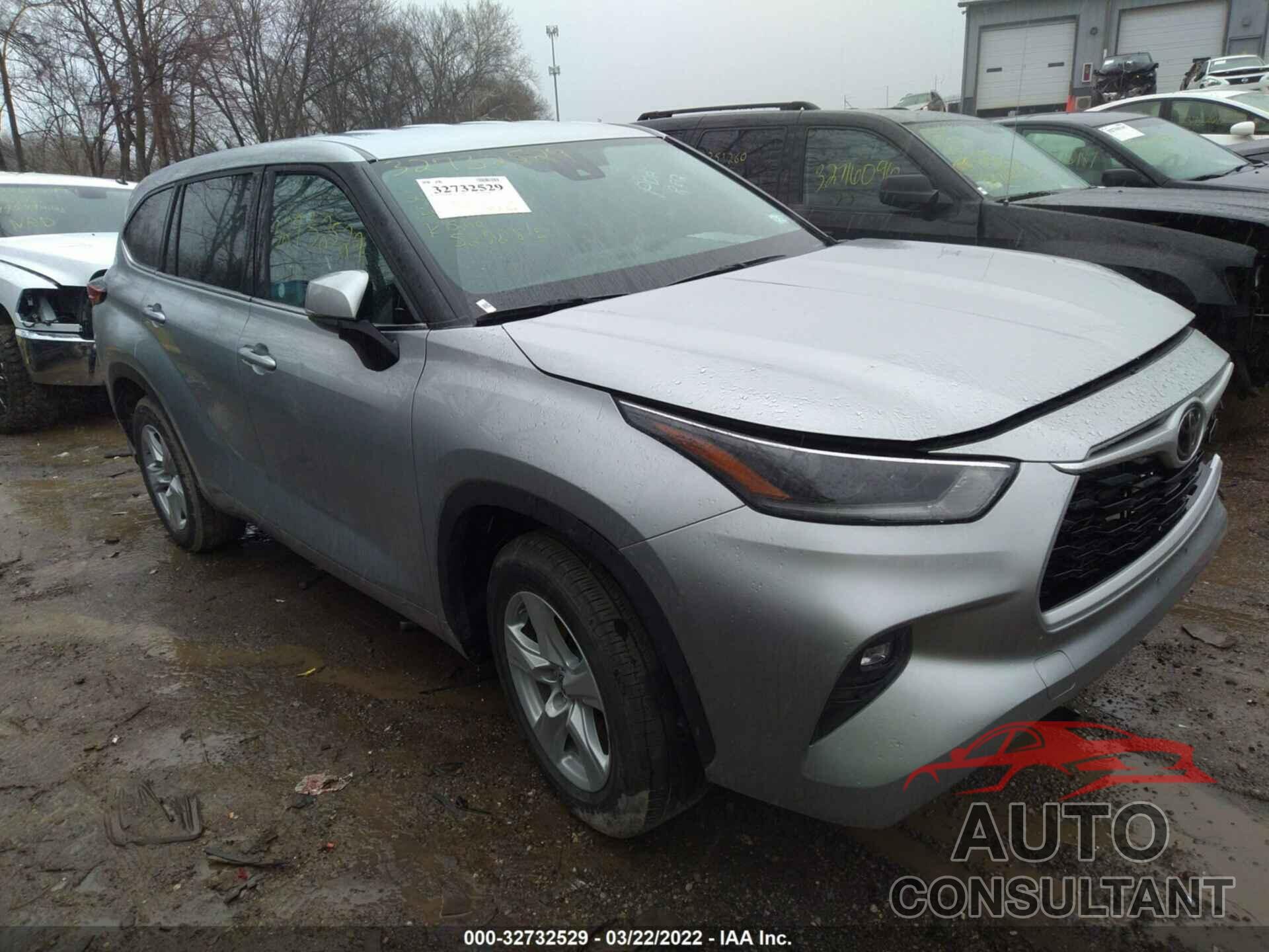 TOYOTA HIGHLANDER 2021 - 5TDZZRAHXMS529285