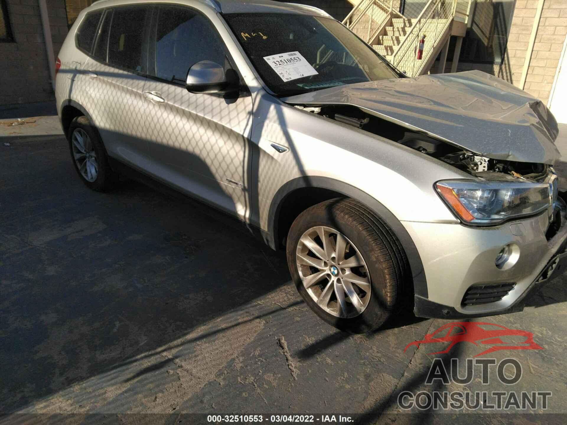 BMW X3 2017 - 5UXWZ7C56H0V85192