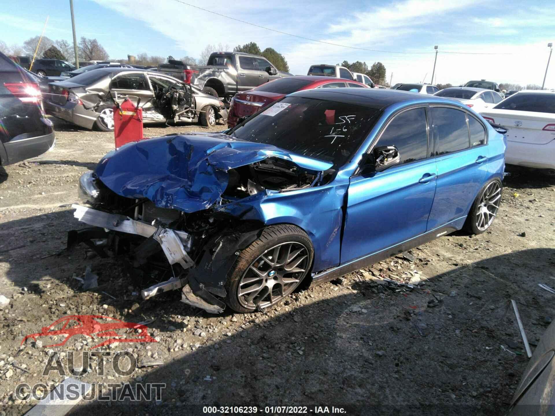 BMW 3 SERIES 2016 - WBA8E9G53GNU29296