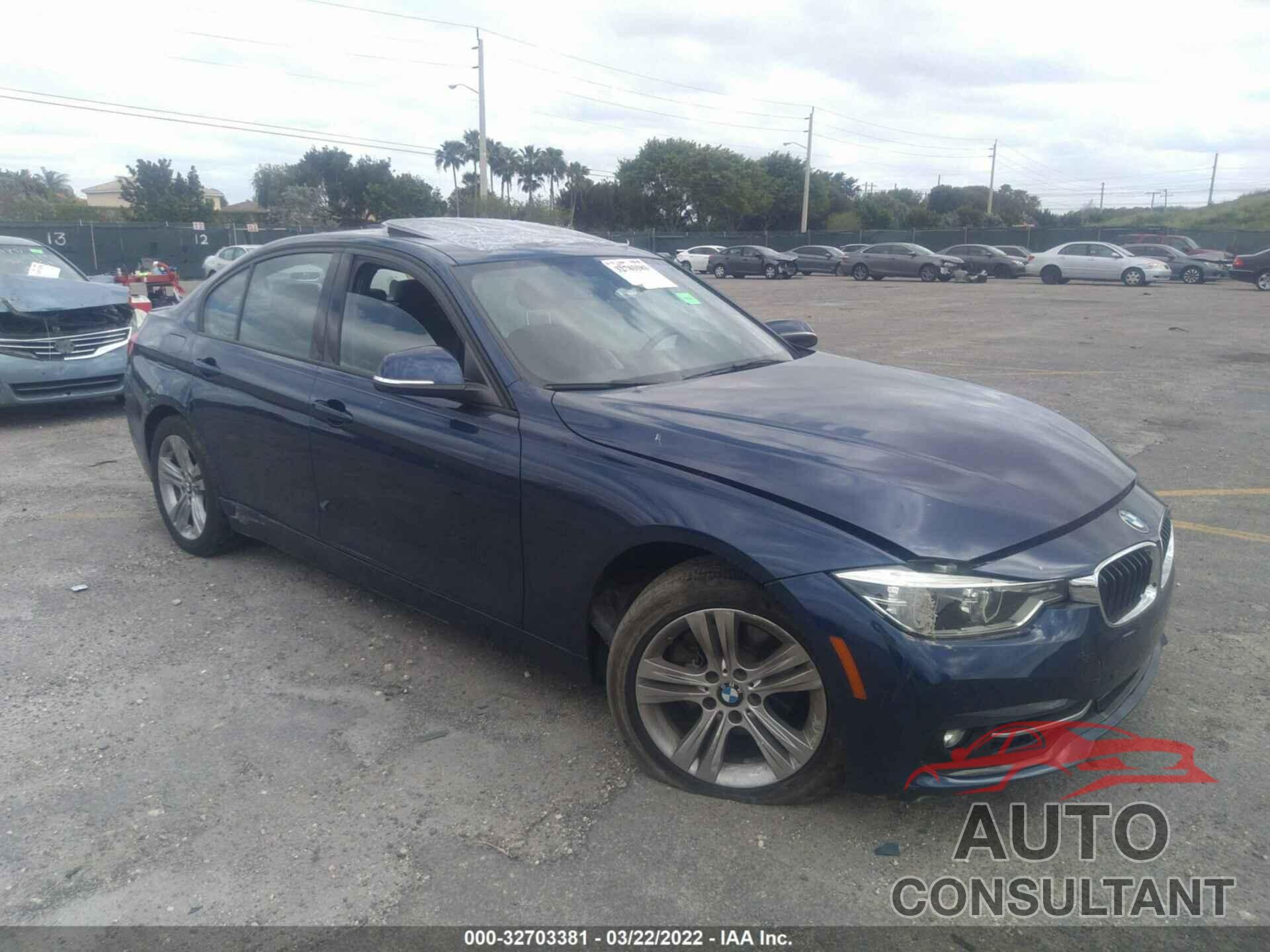 BMW 3 SERIES 2016 - WBA8E9G54GNT81422