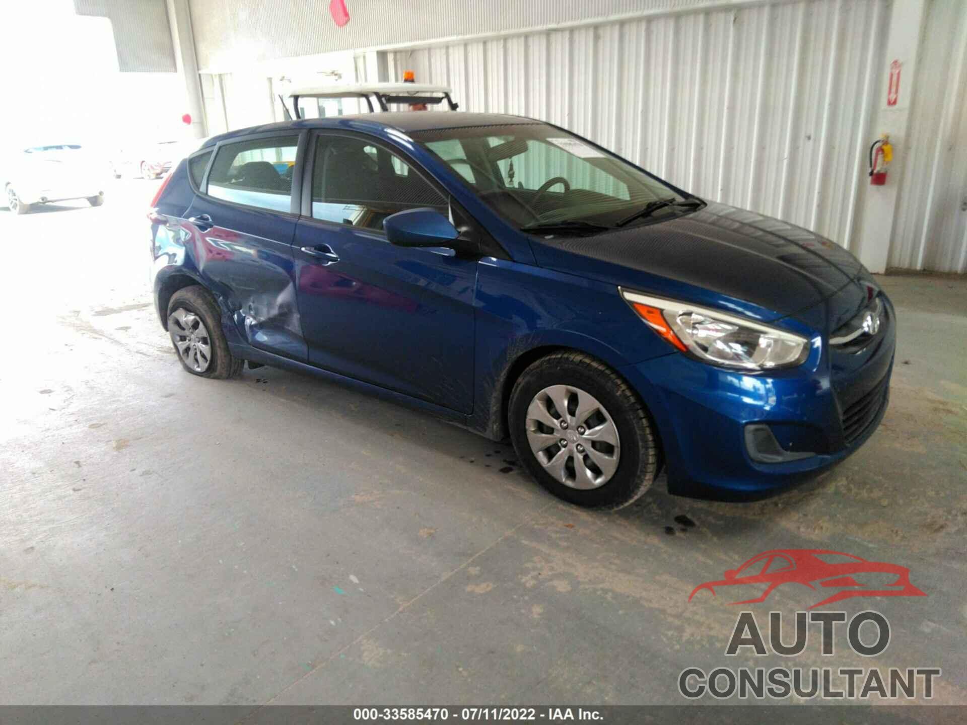 HYUNDAI ACCENT 2017 - KMHCT5AE2HU346434