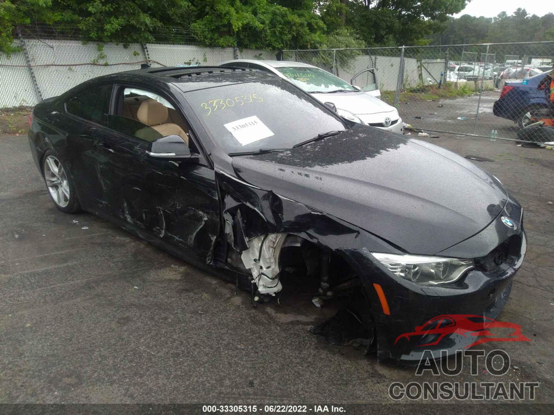 BMW 4 SERIES 2016 - WBA3R5C53GK373858