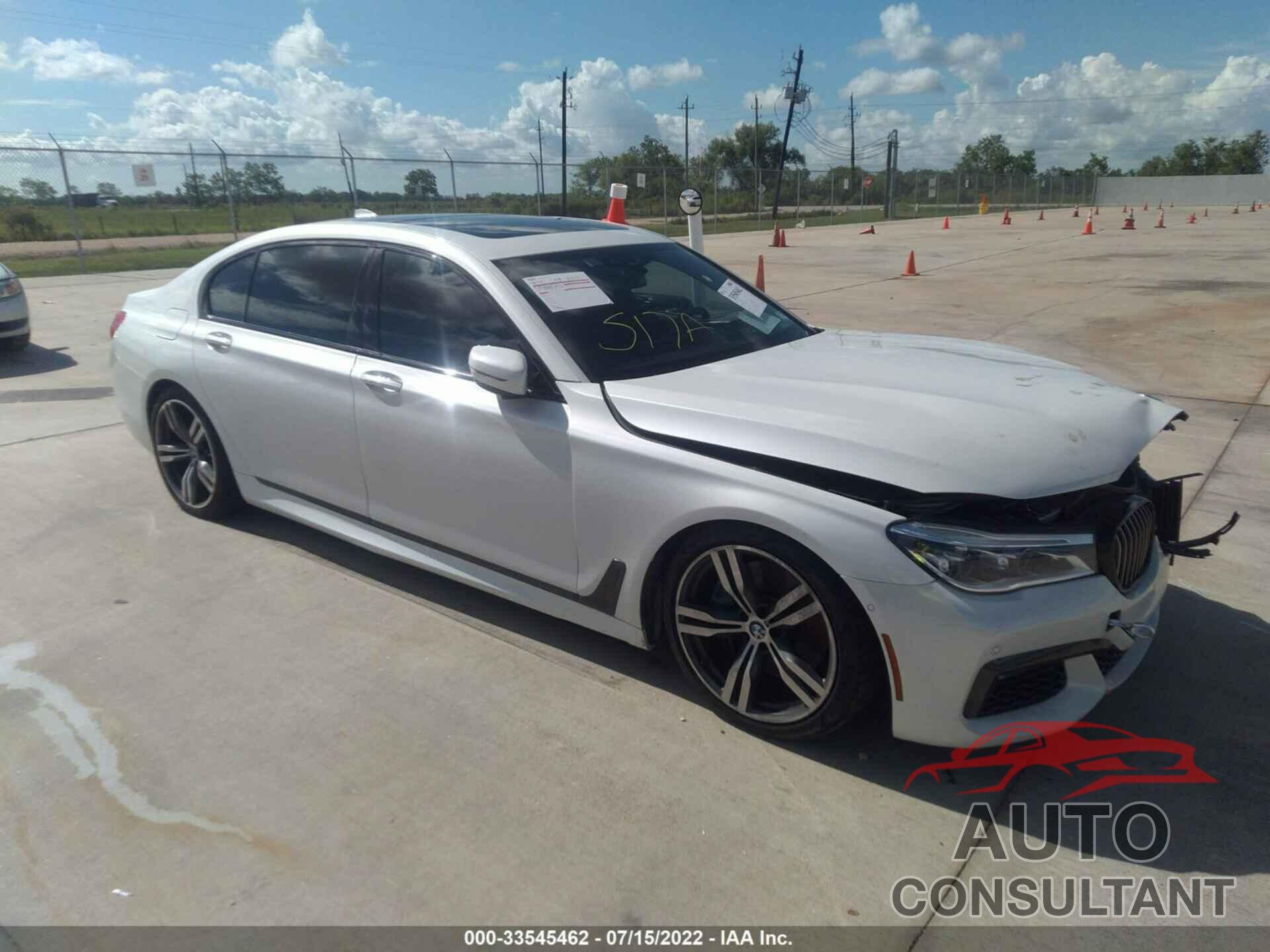 BMW 7 SERIES 2017 - WBA7F2C39HG423450