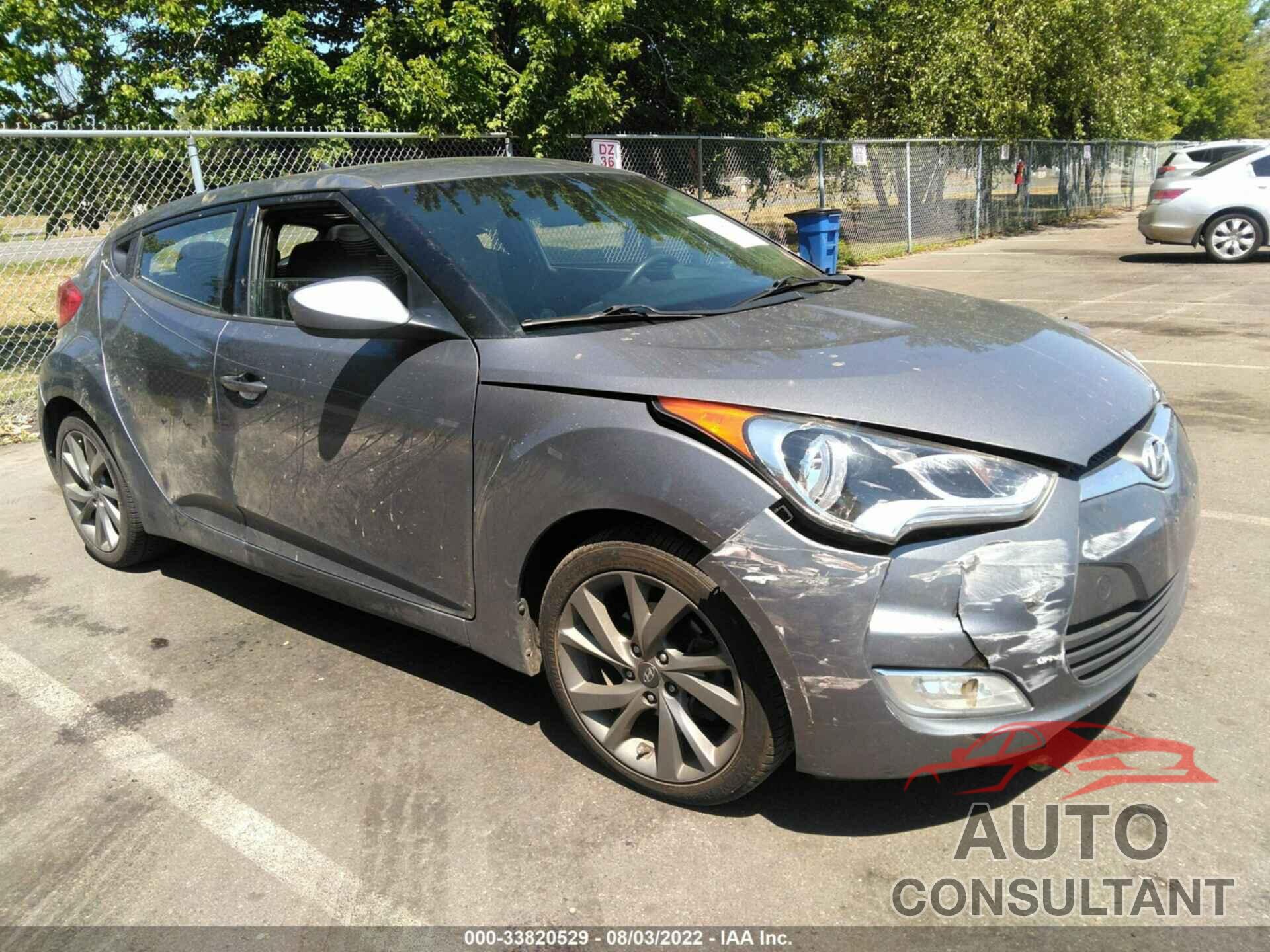 HYUNDAI VELOSTER 2017 - KMHTC6AD1HU313390