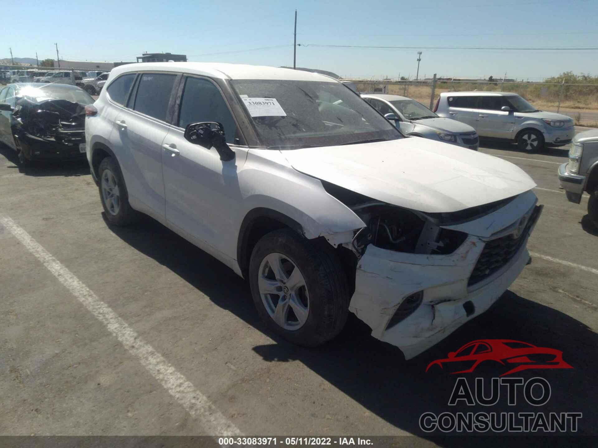 TOYOTA HIGHLANDER 2020 - 5TDZZRAHXLS023227