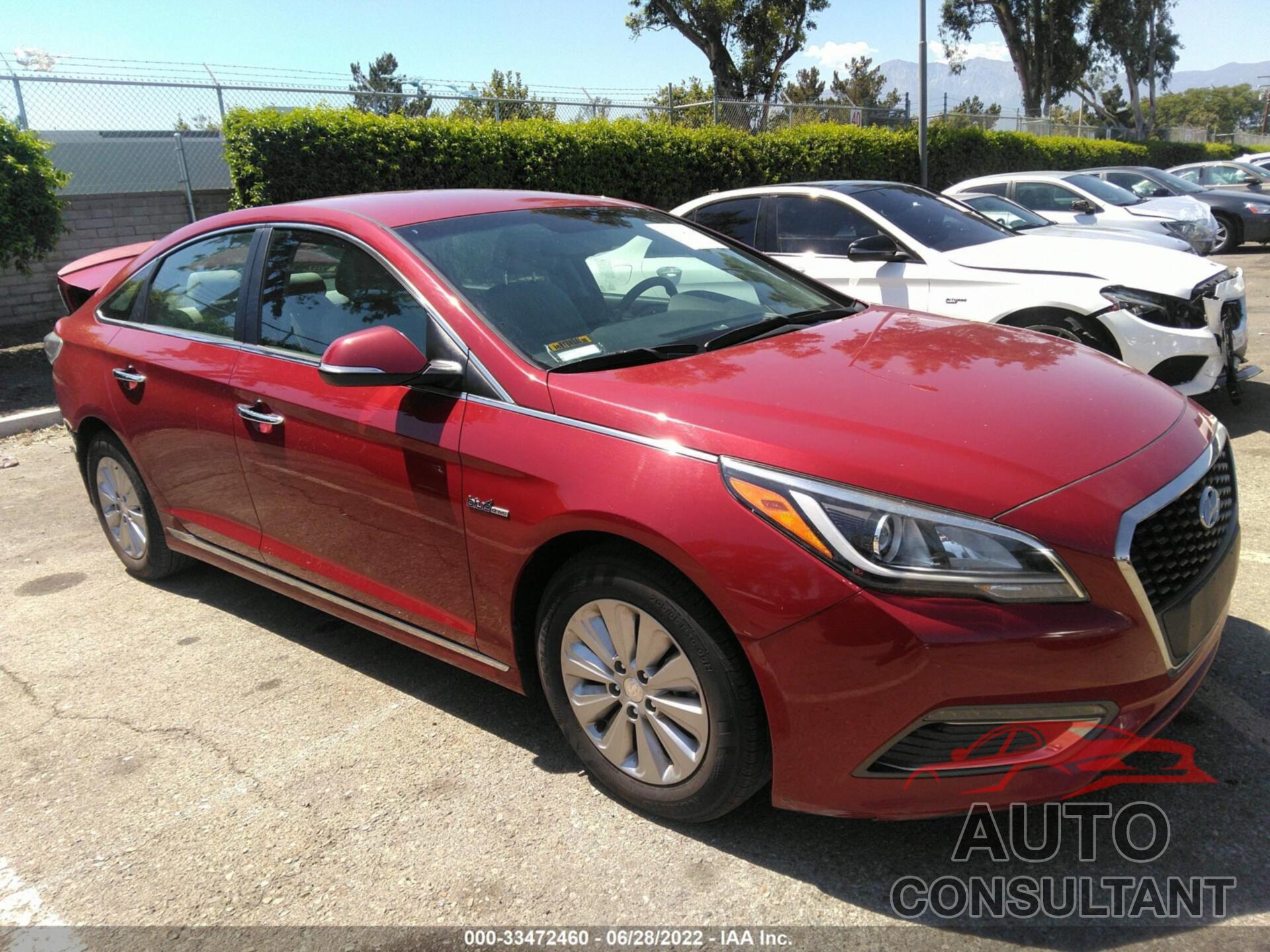 HYUNDAI SONATA HYBRID 2016 - KMHE24L15GA040313