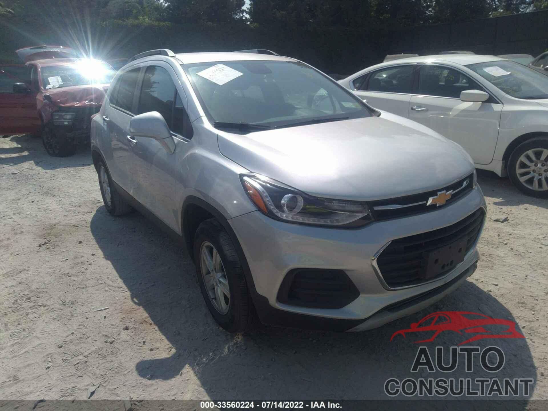 CHEVROLET TRAX 2018 - KL7CJPSB2JB706620