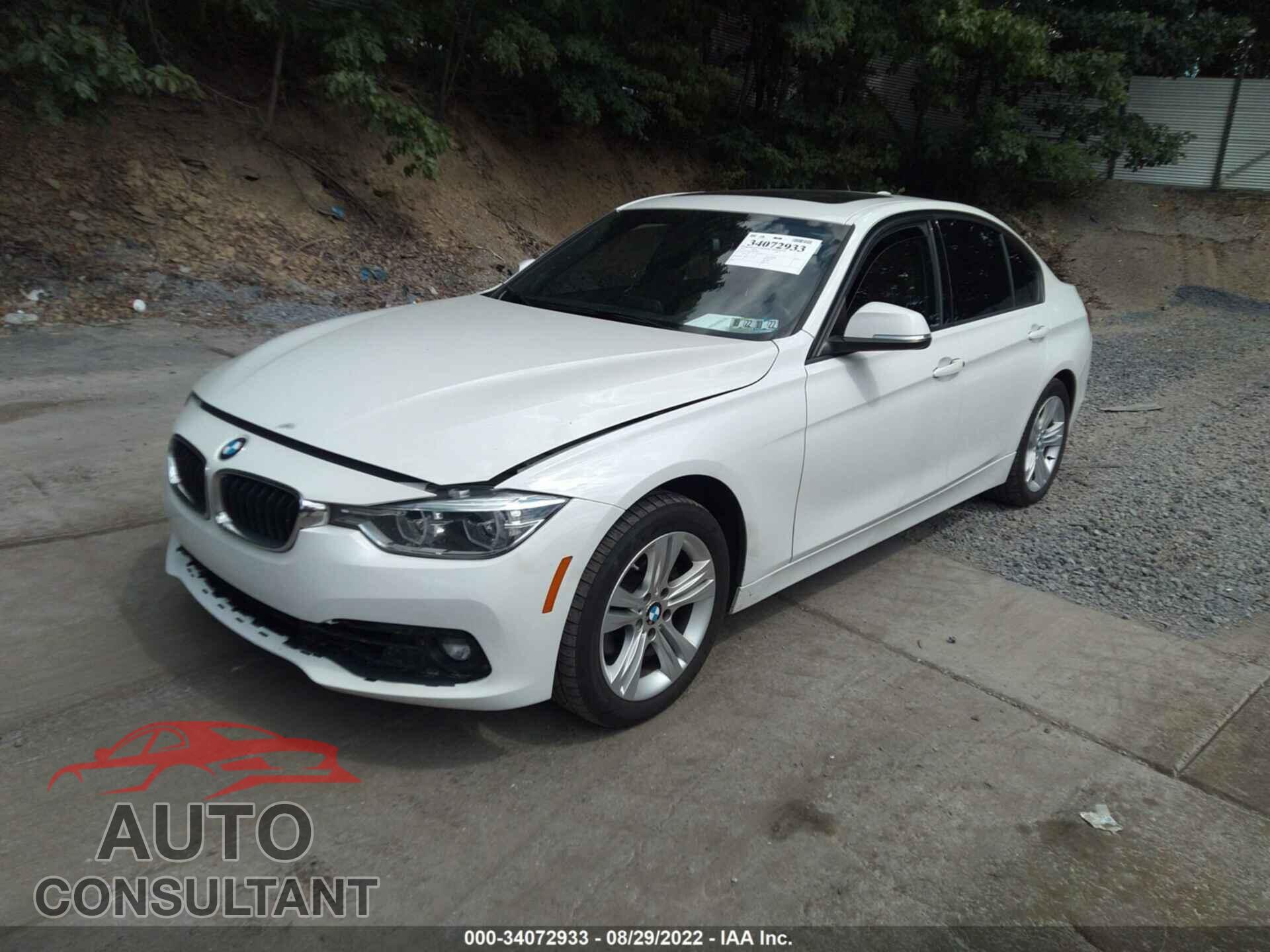 BMW 3 SERIES 2016 - WBA8E3C52GK500041
