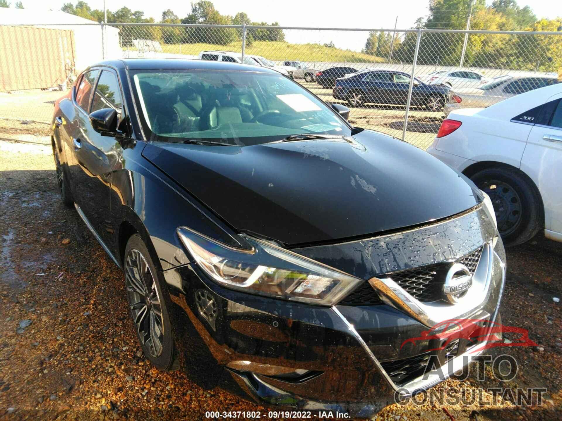 NISSAN MAXIMA 2017 - 1N4AA6AP4HC408646