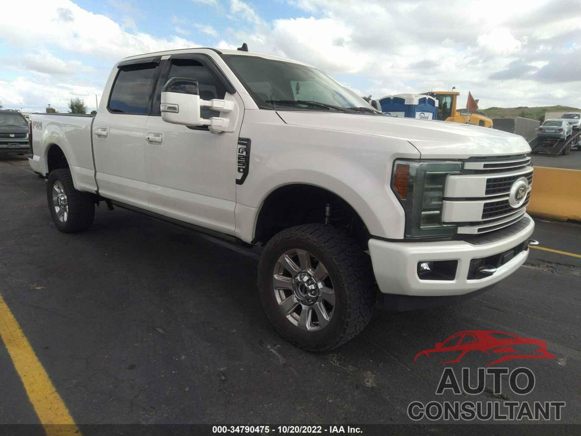 FORD SUPER DUTY F-250 SRW 2019 - 1FT7W2B69KEG63664