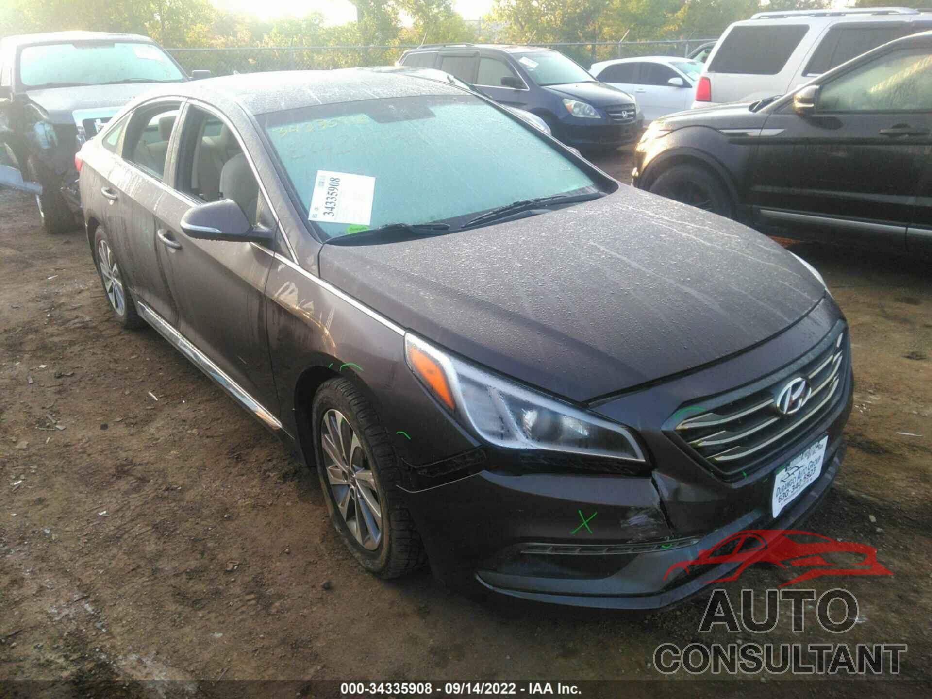 HYUNDAI SONATA 2016 - 5NPE34AF5GH269325