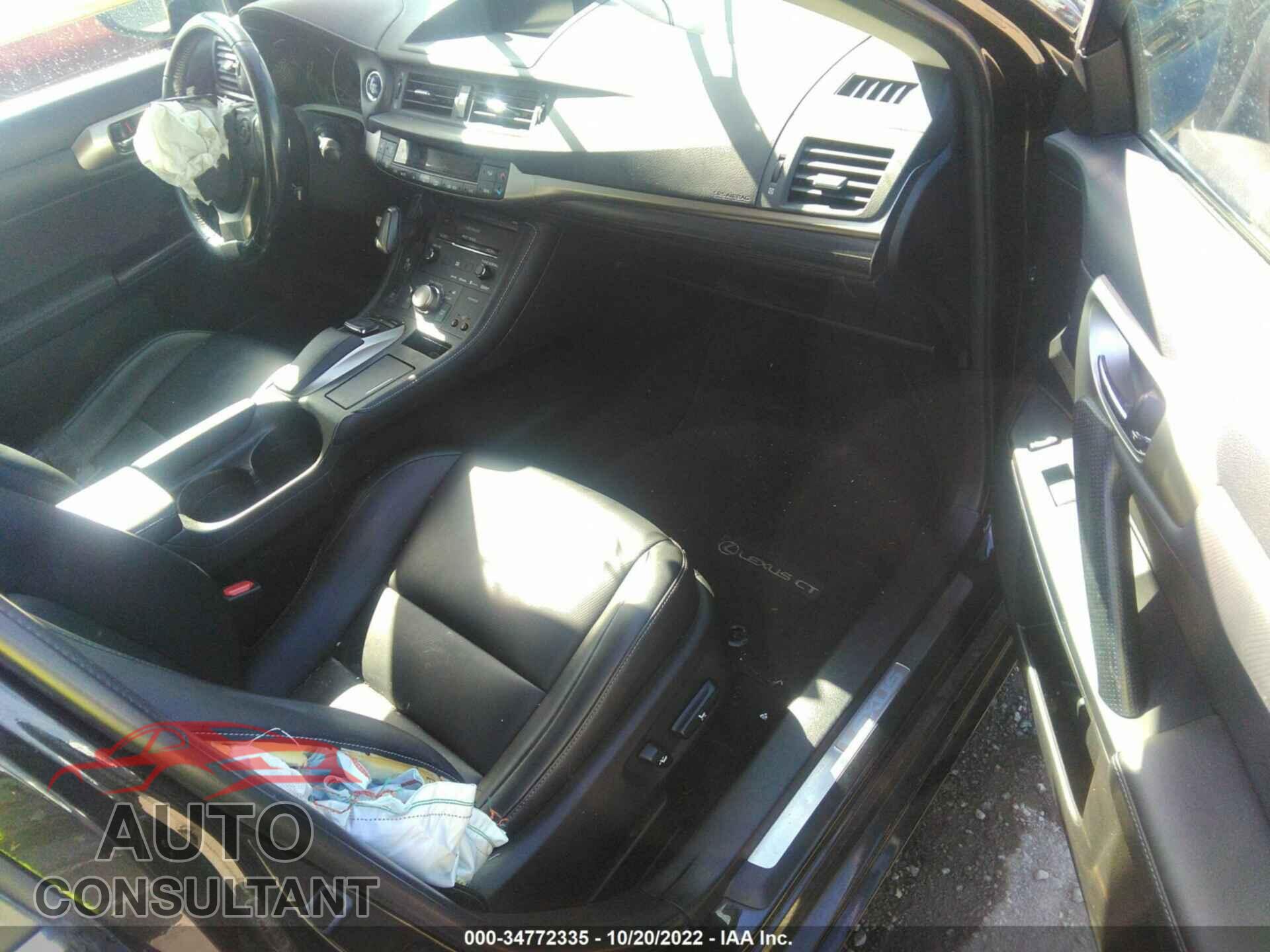 LEXUS CT 2017 - JTHKD5BH0H2290865