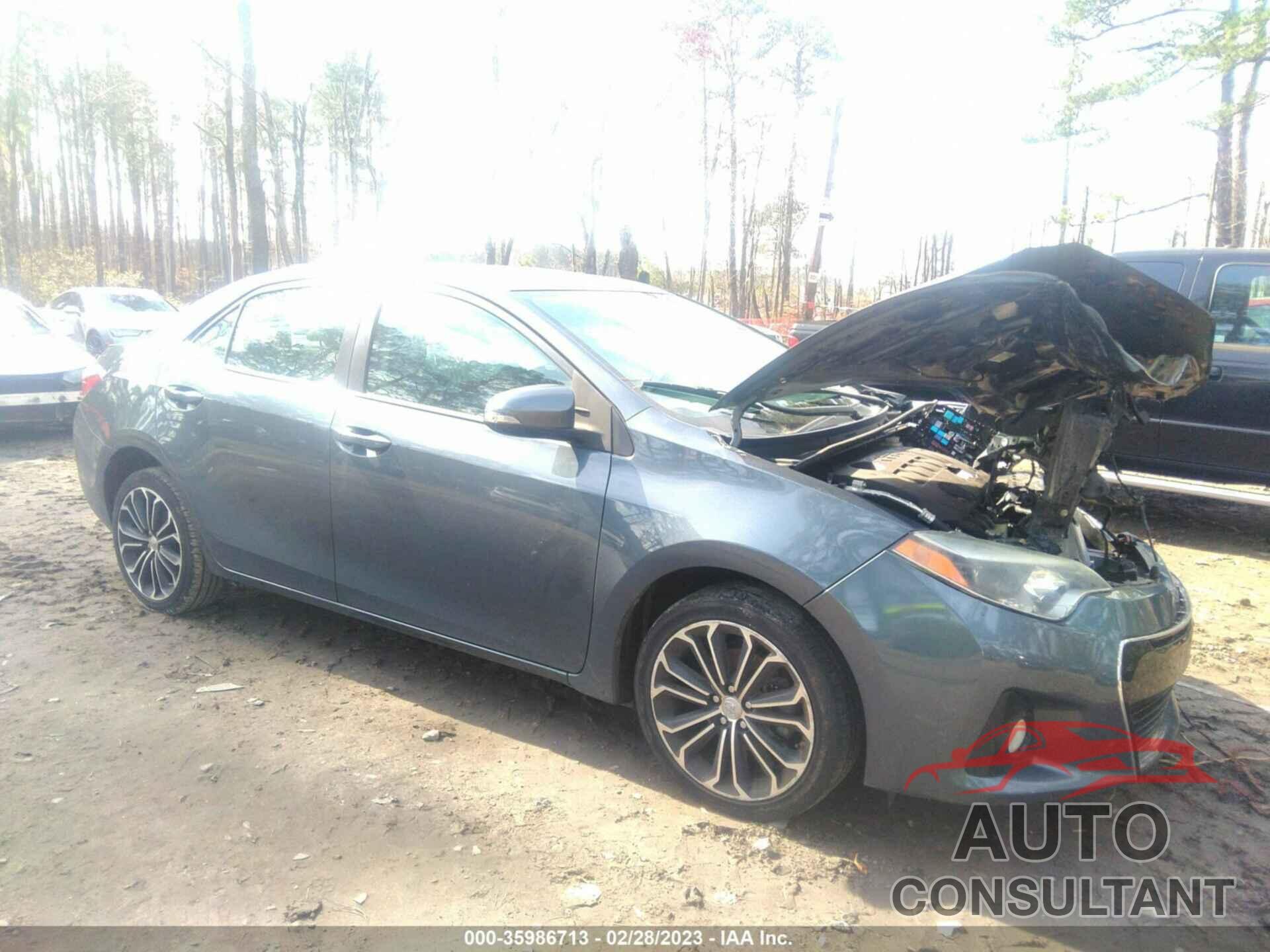 TOYOTA COROLLA 2016 - 2T1BURHE2GC607955