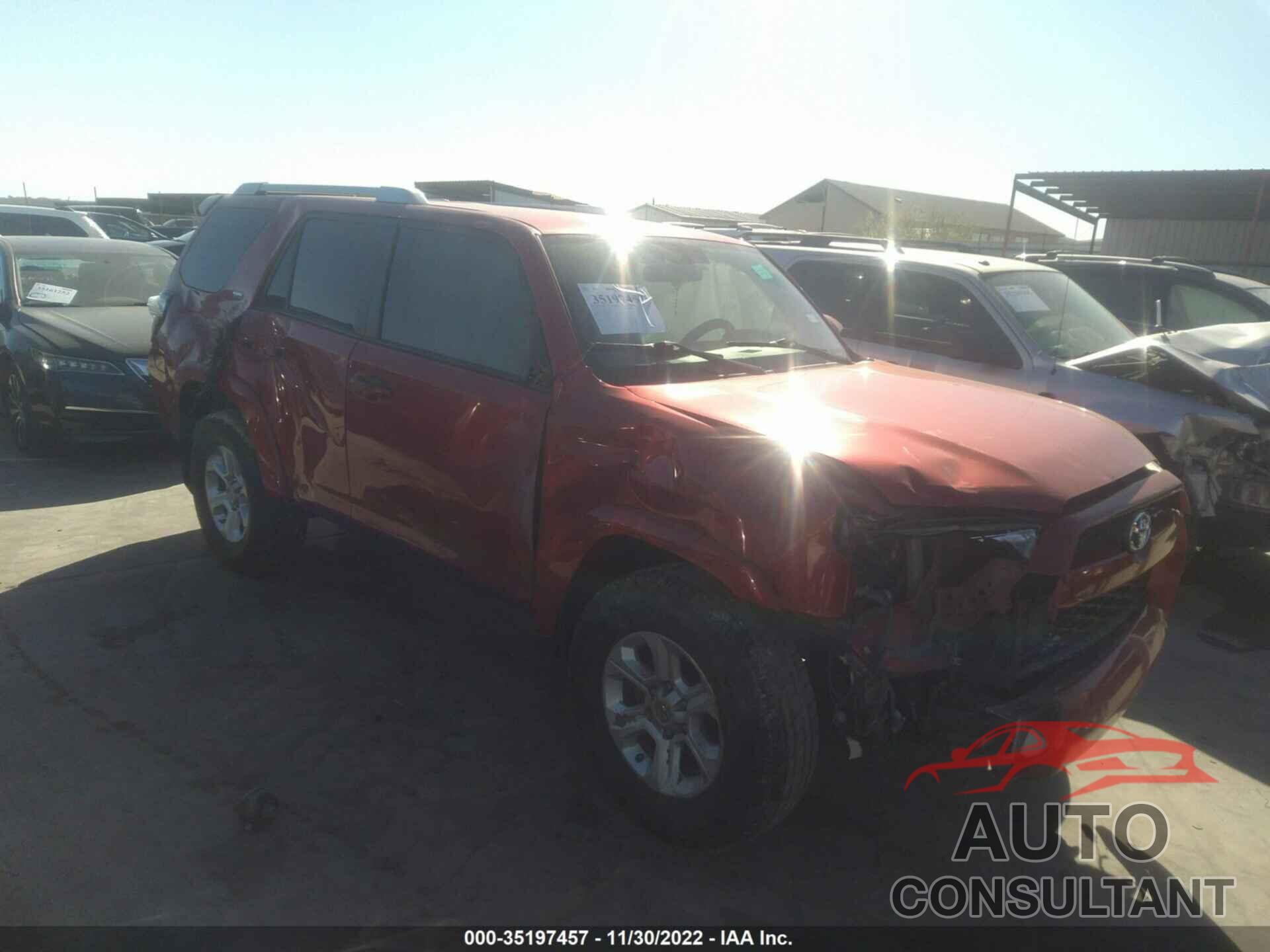 TOYOTA 4RUNNER 2017 - JTEZU5JR4H5152315