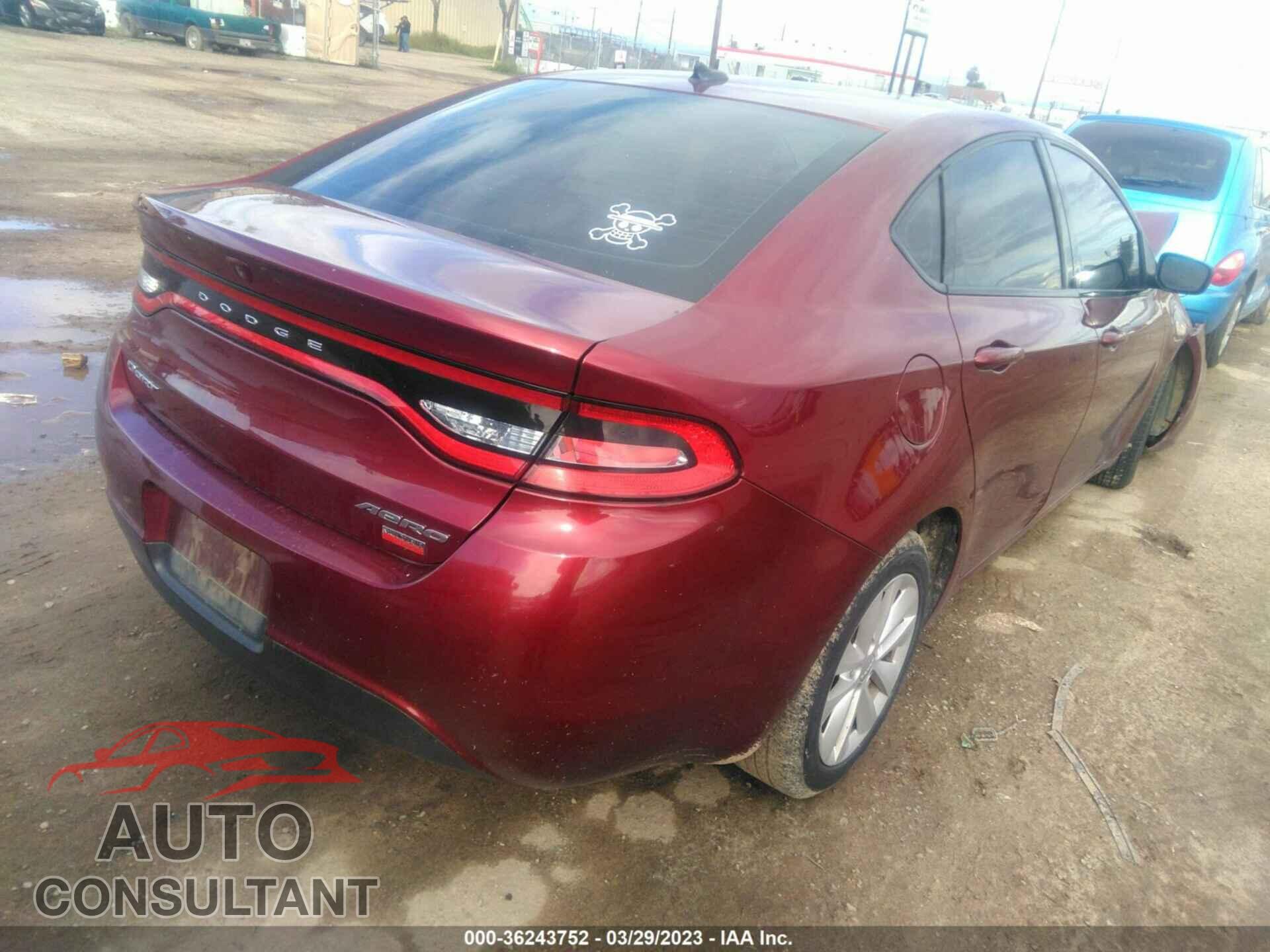 DODGE DART 2015 - 1C3CDFDH8FD237023