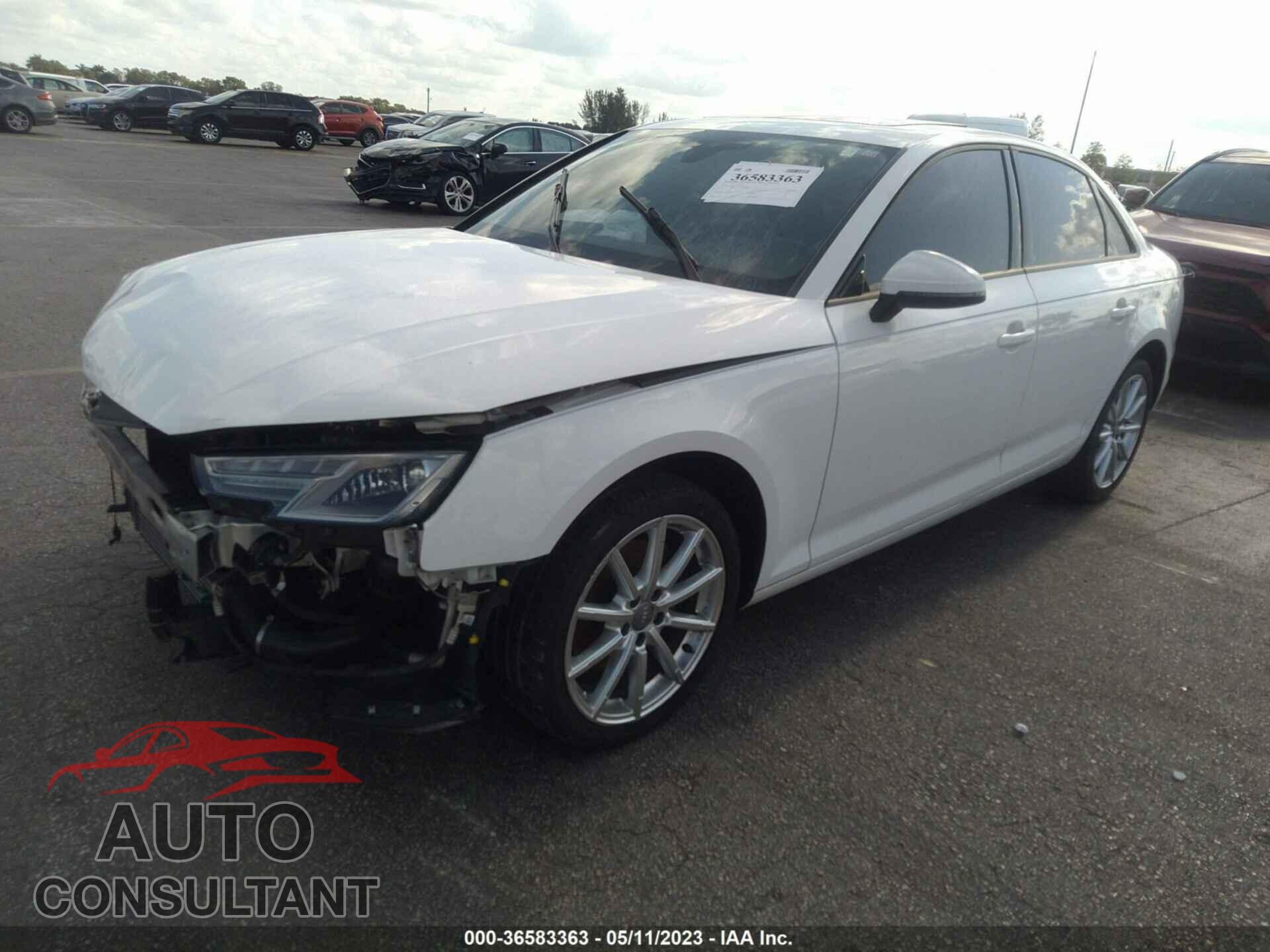 AUDI A4 2017 - WAUGMAF41HA076512