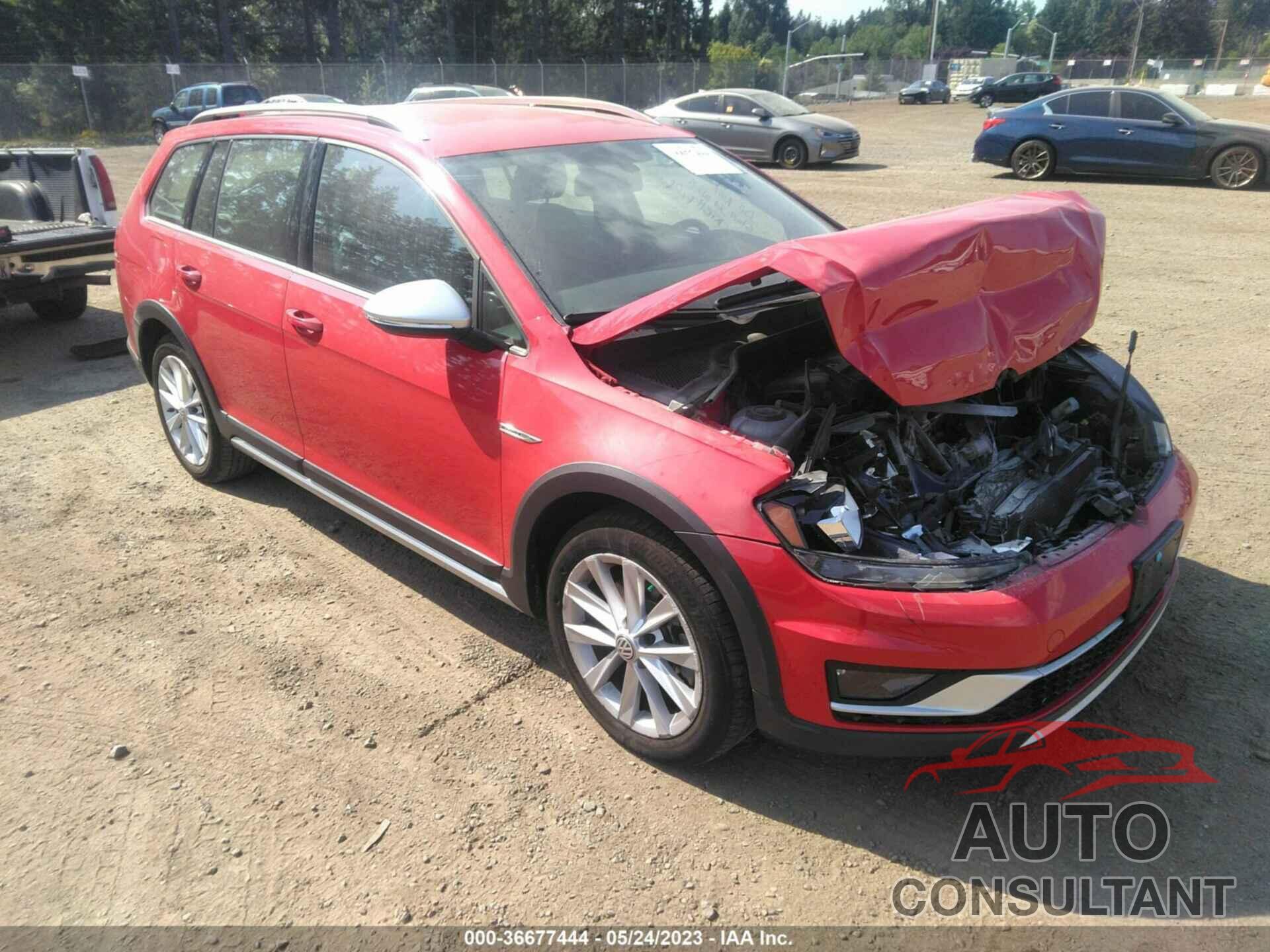 VOLKSWAGEN GOLF ALLTRACK 2019 - 3VWH17AU6KM504687