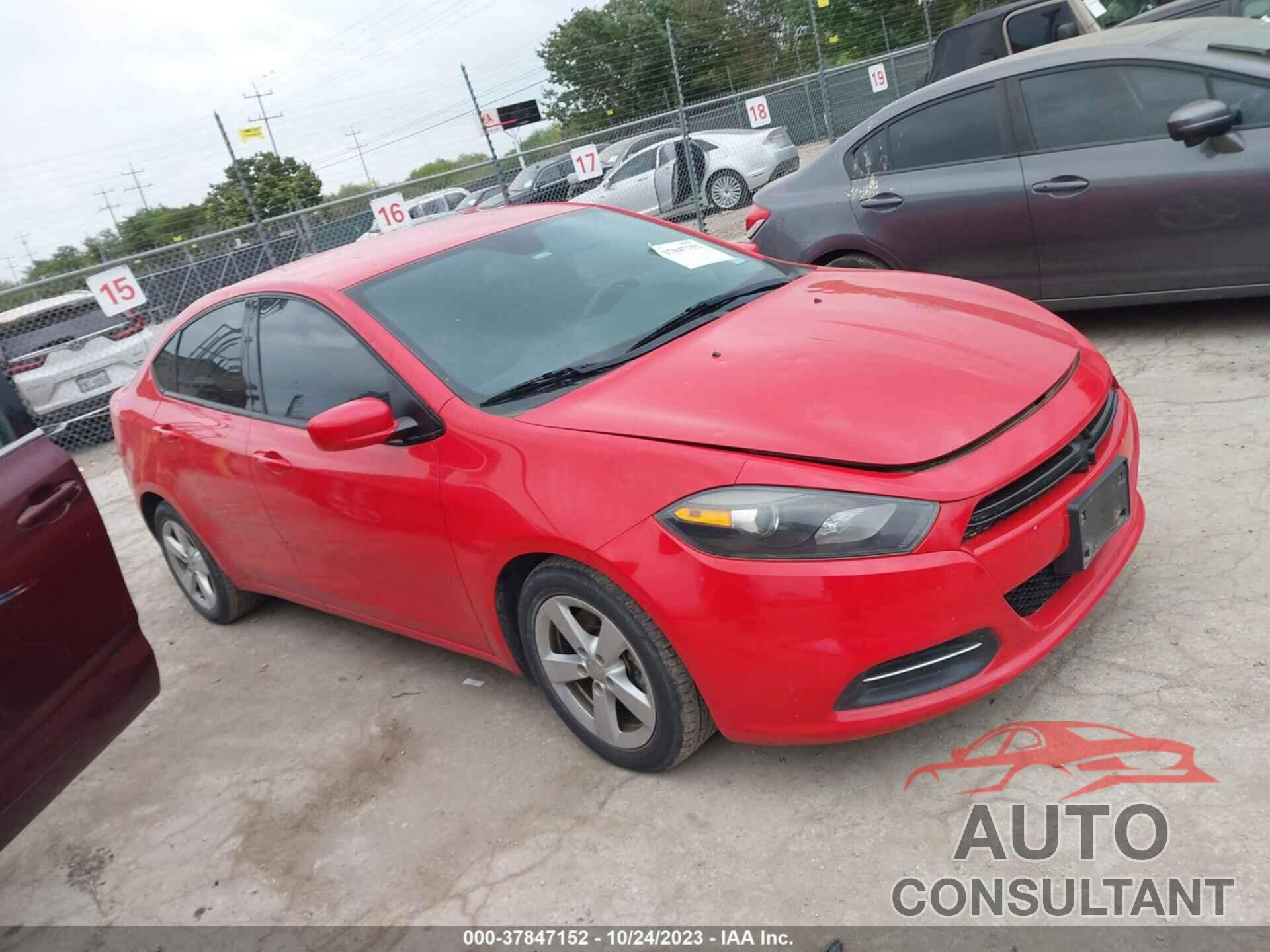 DODGE DART 2016 - 1C3CDFBA7GD609748