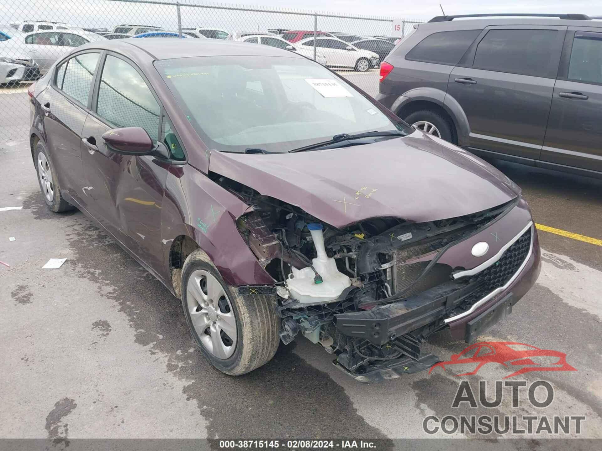 KIA FORTE 2017 - 3KPFL4A70HE159107