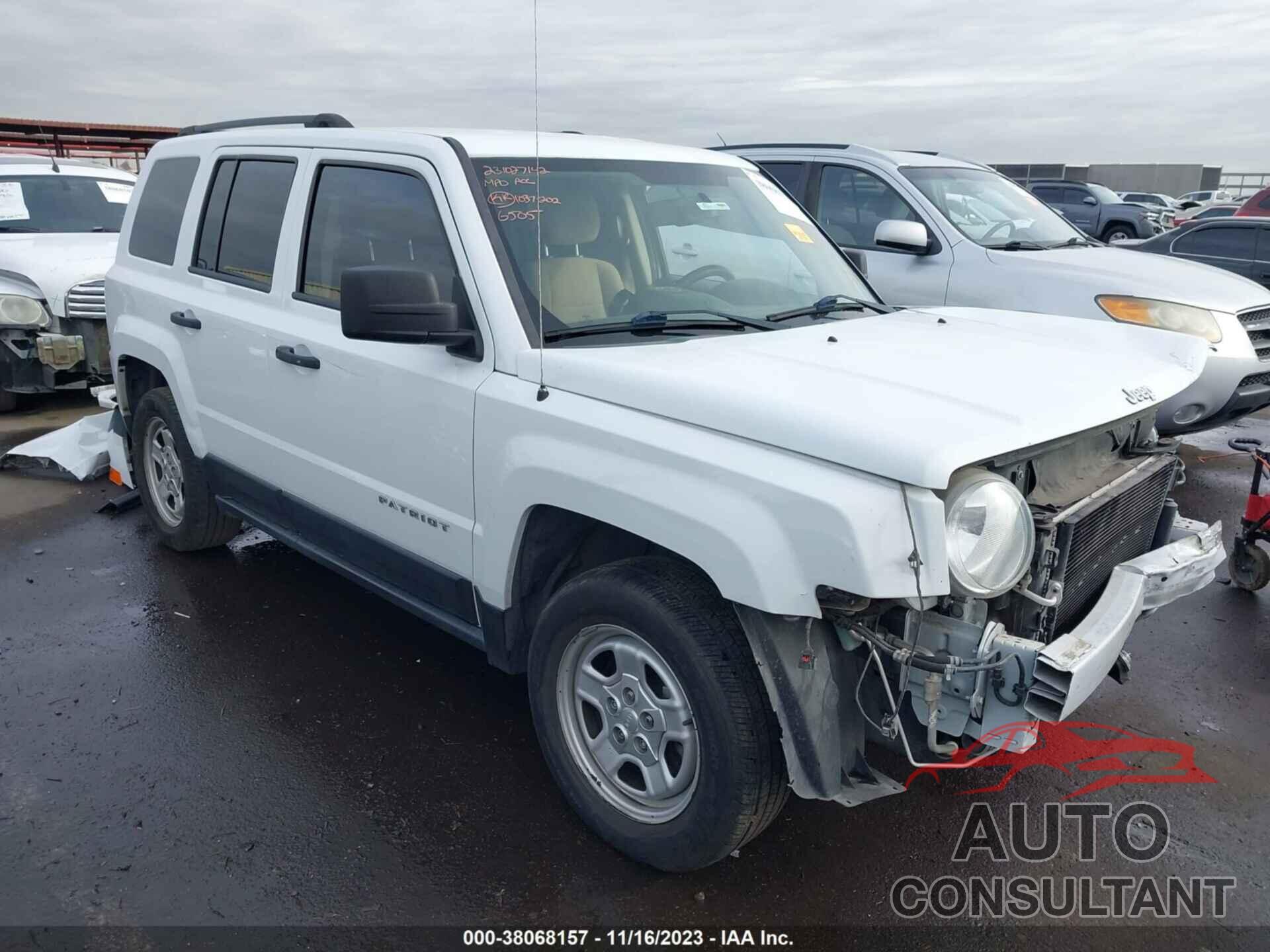 JEEP PATRIOT 2016 - 1C4NJPBA3GD726505