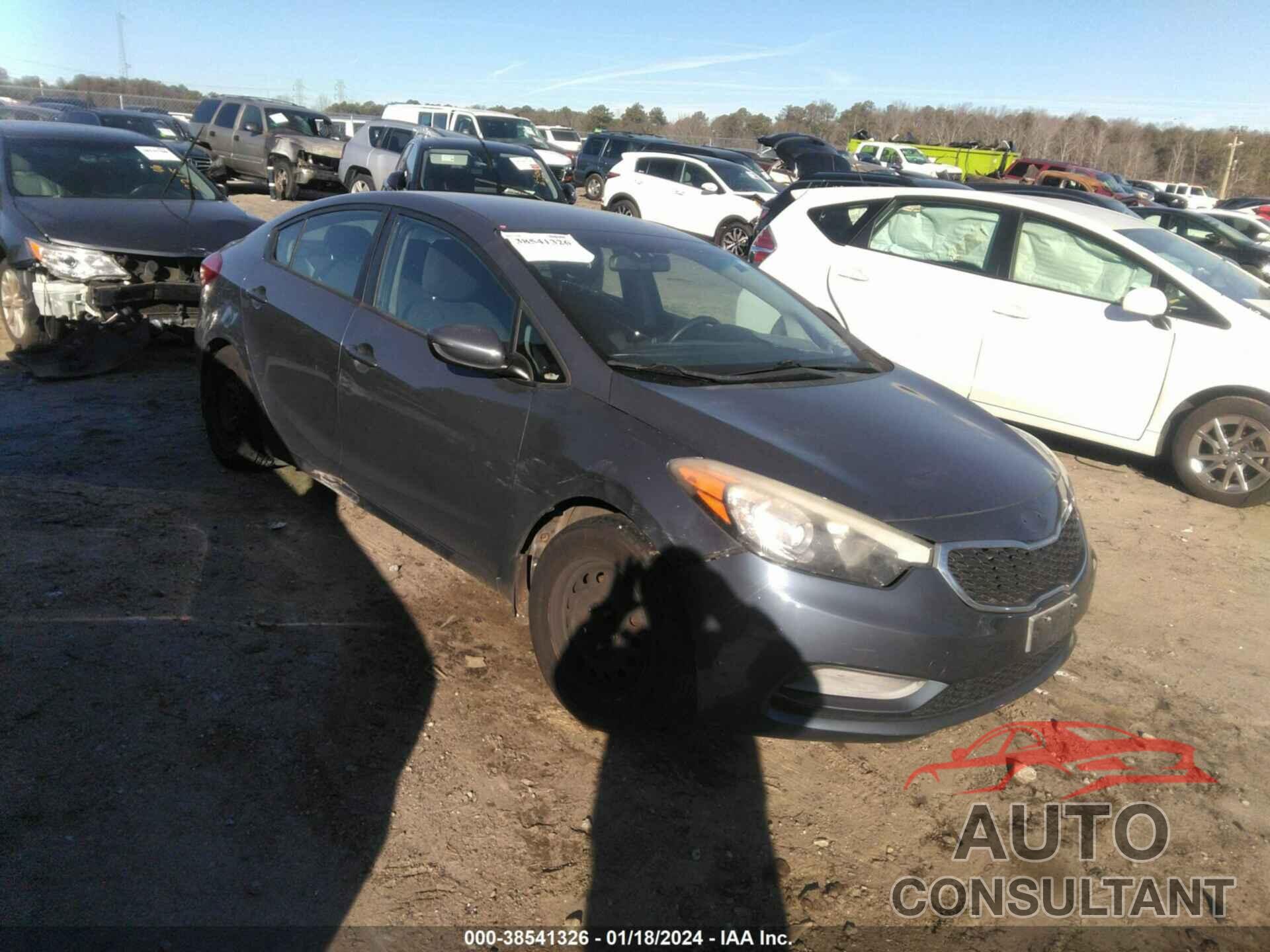 KIA FORTE 2016 - KNAFK4A64G5444765